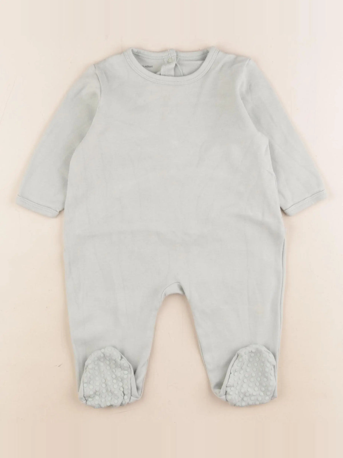 Vertbaudet - pyjama coton vert - 12 mois