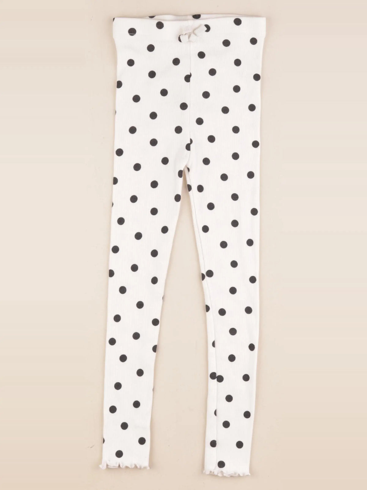 Tape à l'oeil - legging blanc, noir - 5 ans