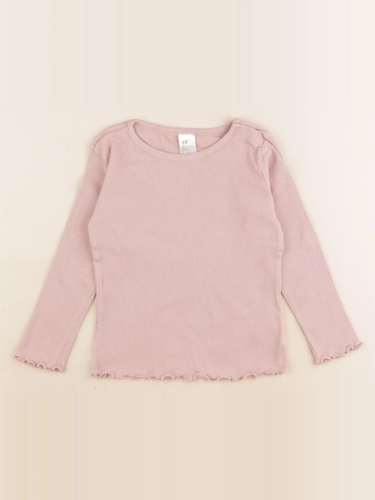 H&M - tee-shirt rose - 1 an à 2 ans
