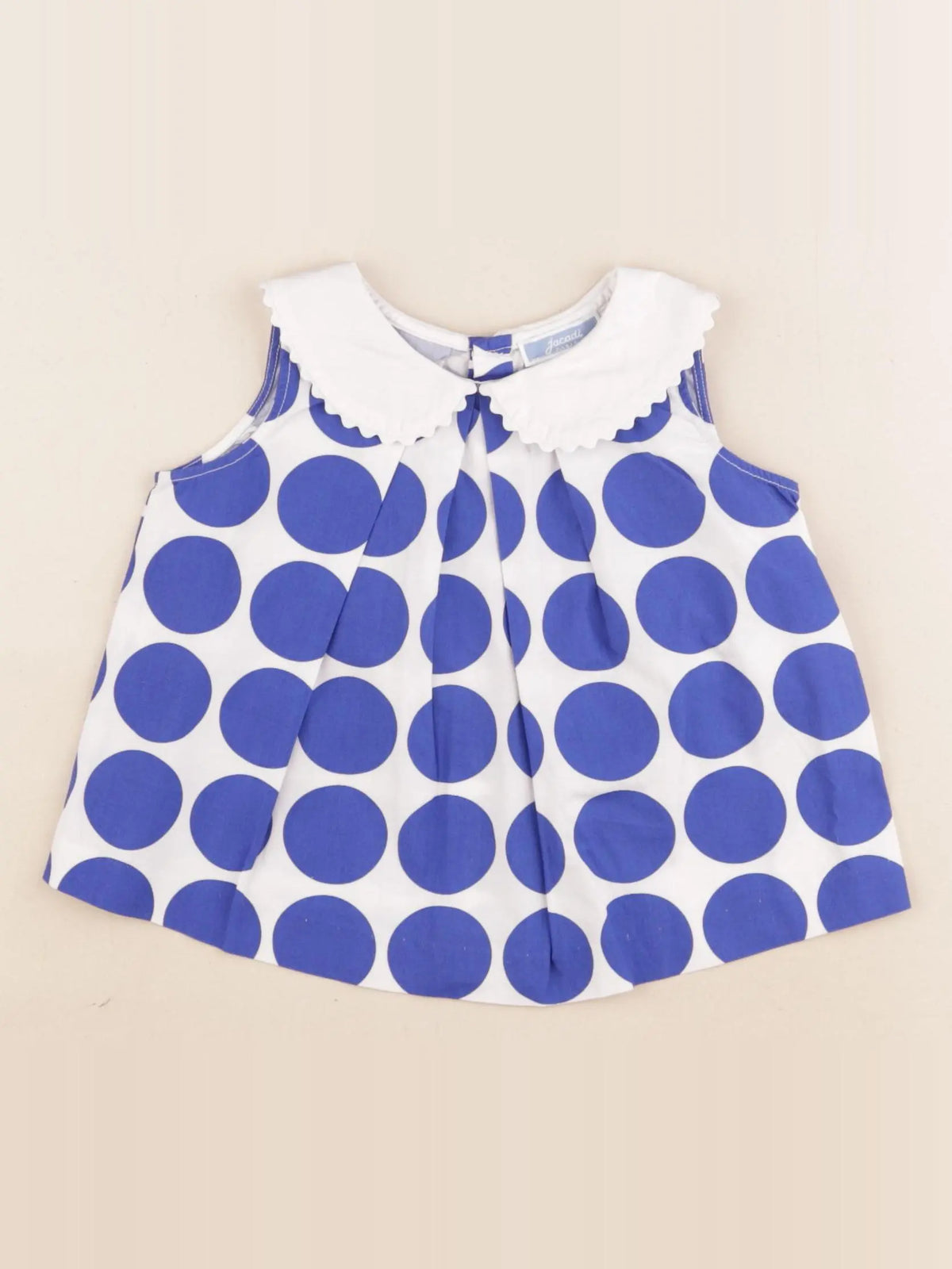 Jacadi - blouse bleu, blanc - 18 mois