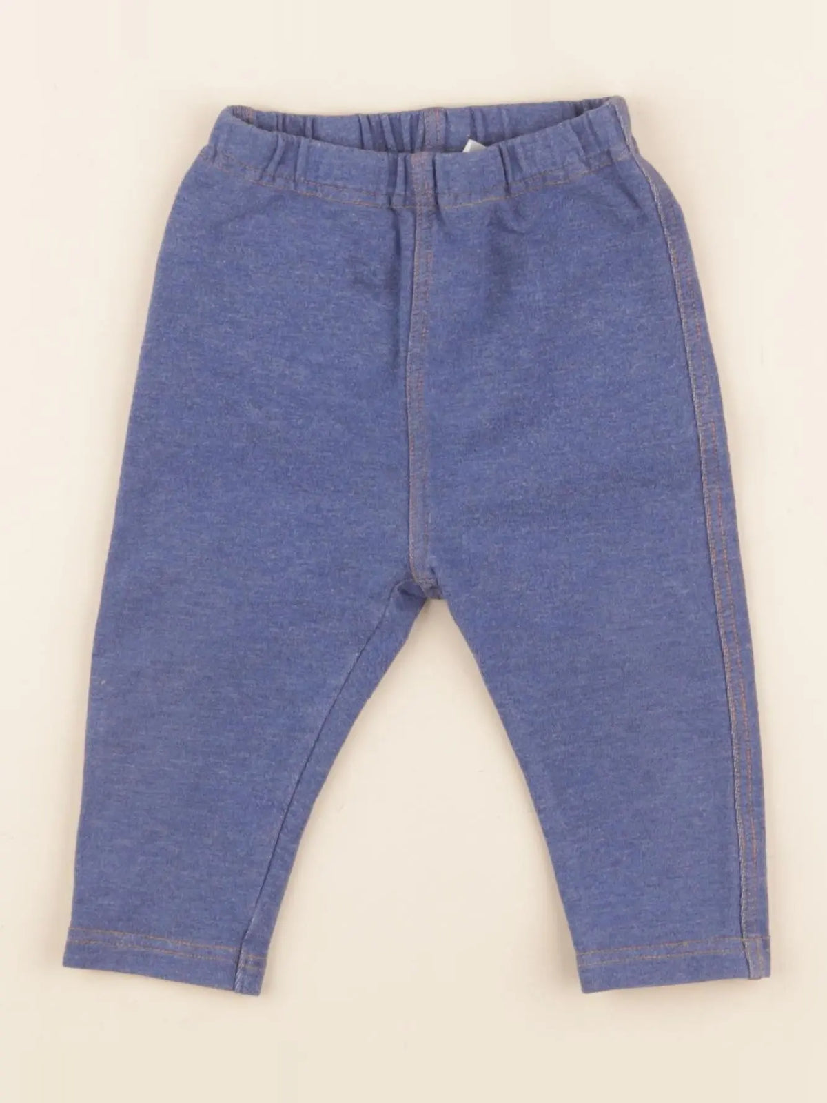 Uniqlo - jegging bleu - 6/12 mois