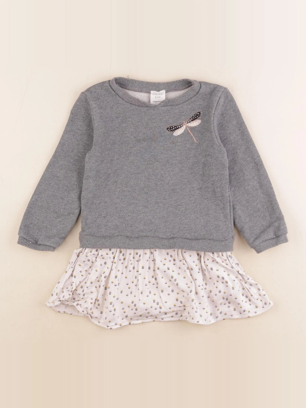 Carrément Beau - robe gris, bronze - 3 ans