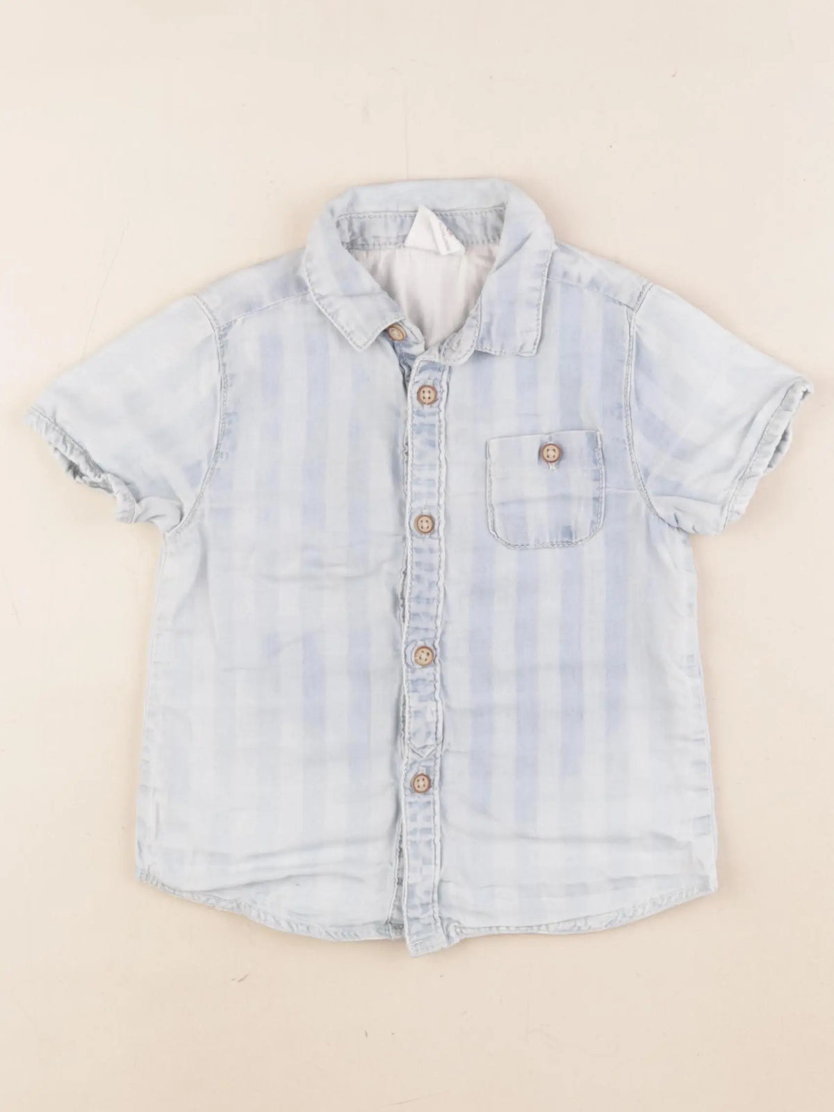 Zara - chemise bleu - 12/18 mois