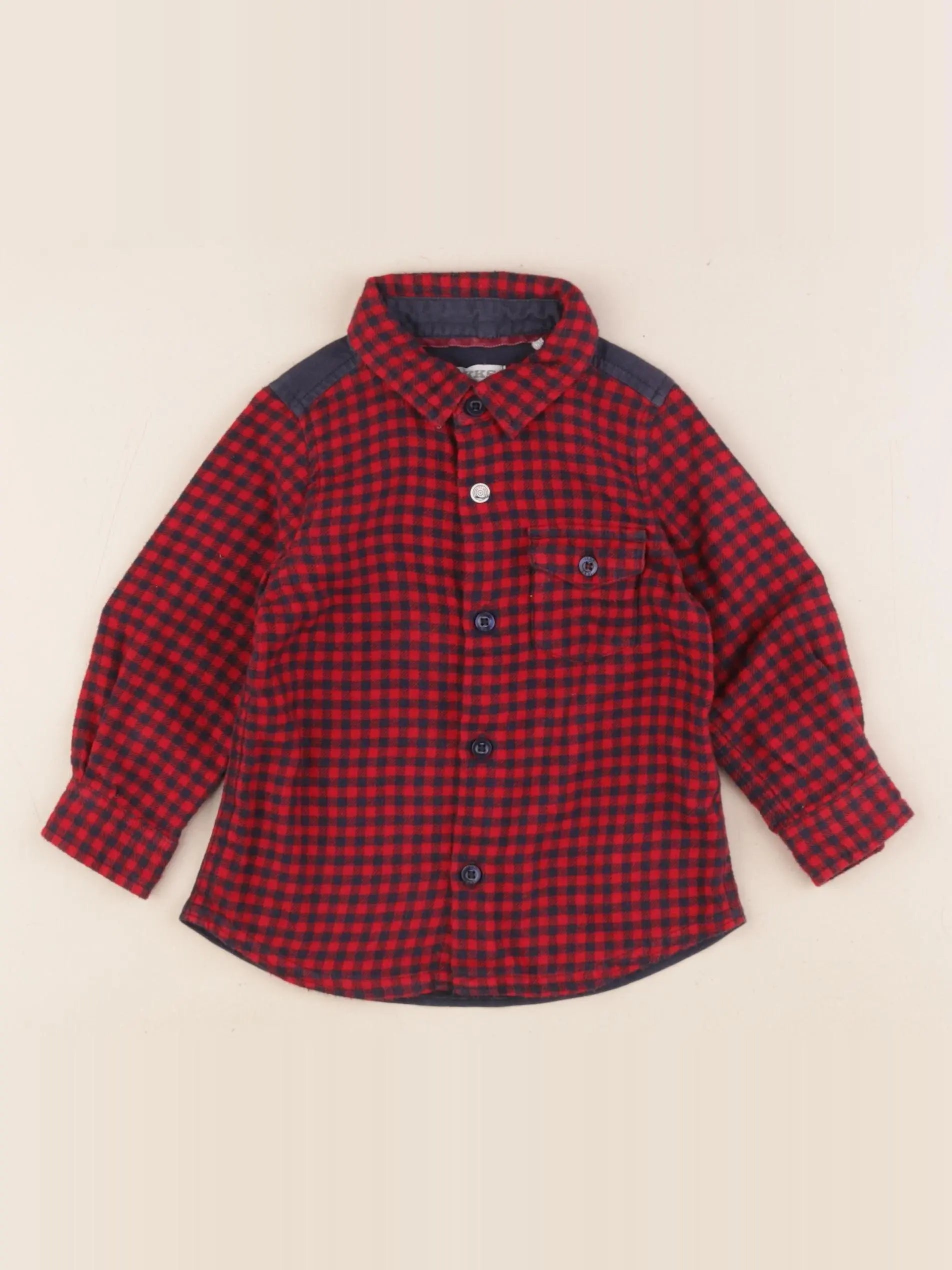 IKKS - chemise rouge - 12 mois