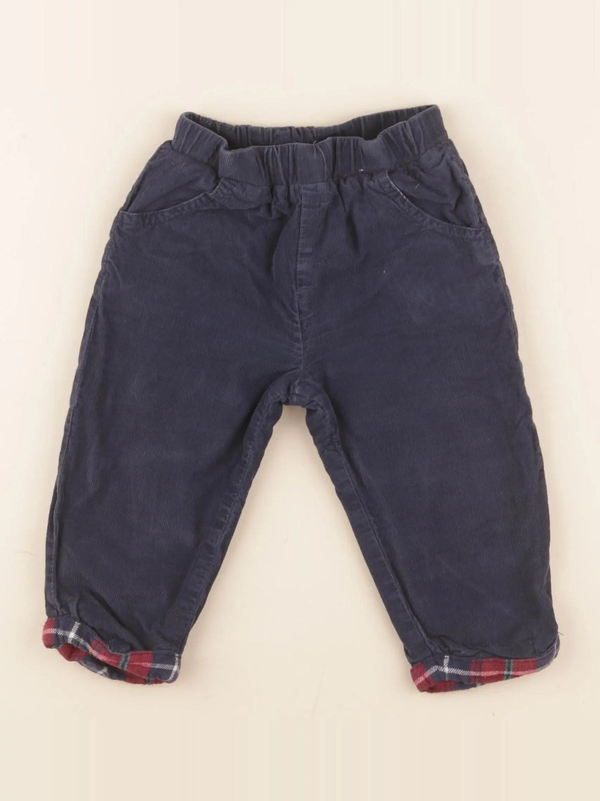 Boutchou - pantalon bleu - 12 mois