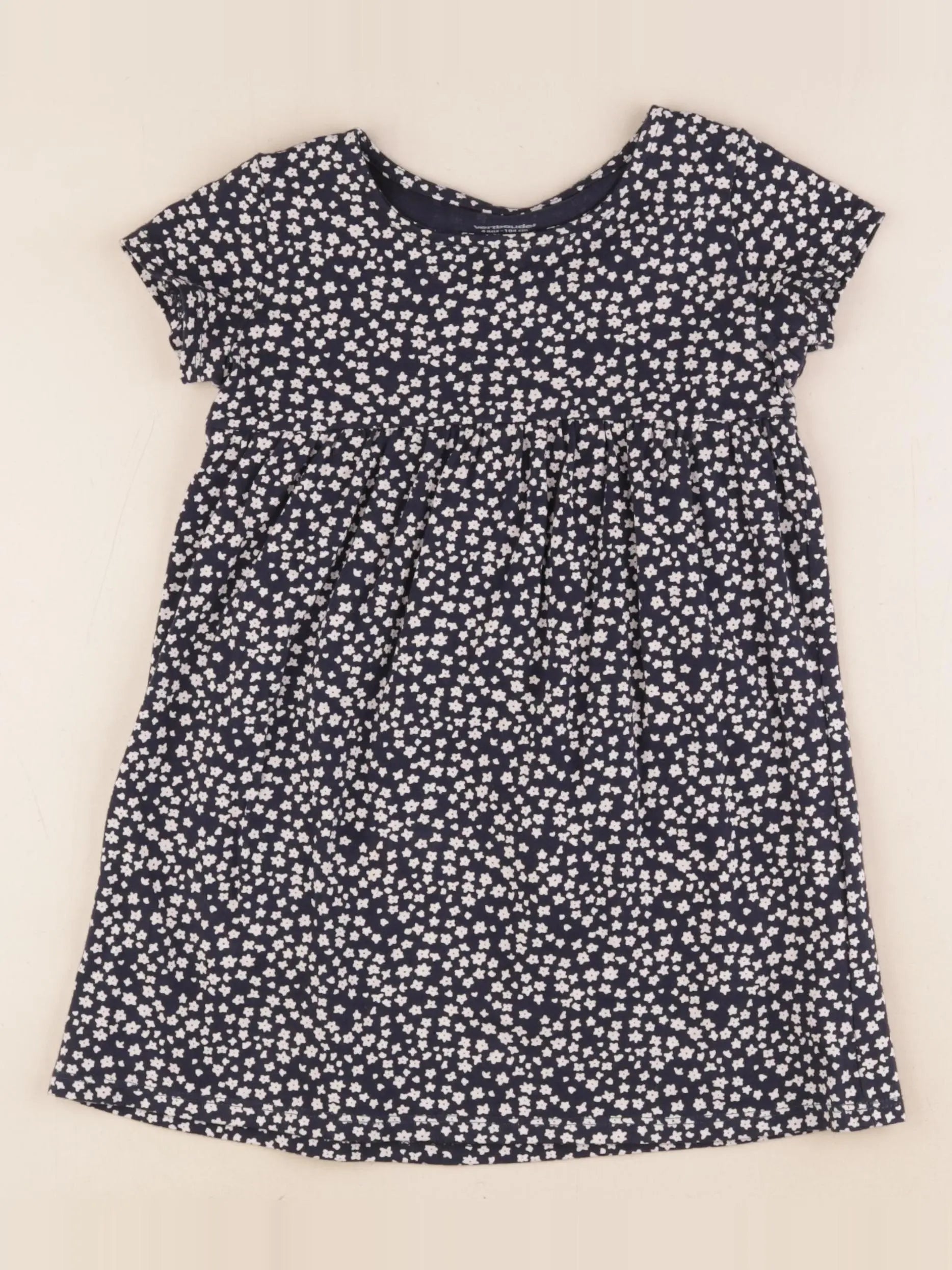 Vertbaudet - robe bleu - 4 ans