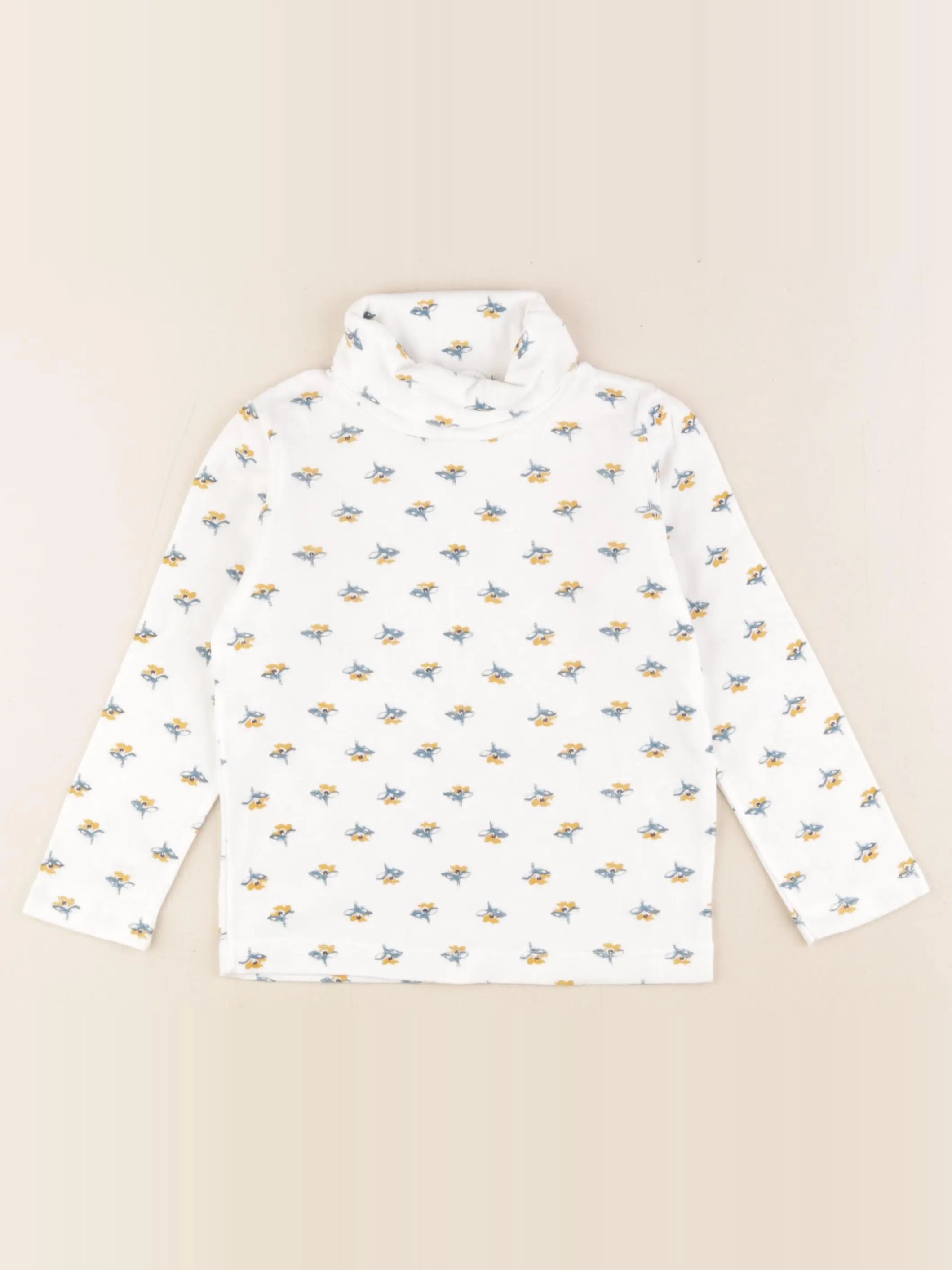 Petit Bateau - sous-pull multicolore - 3 ans