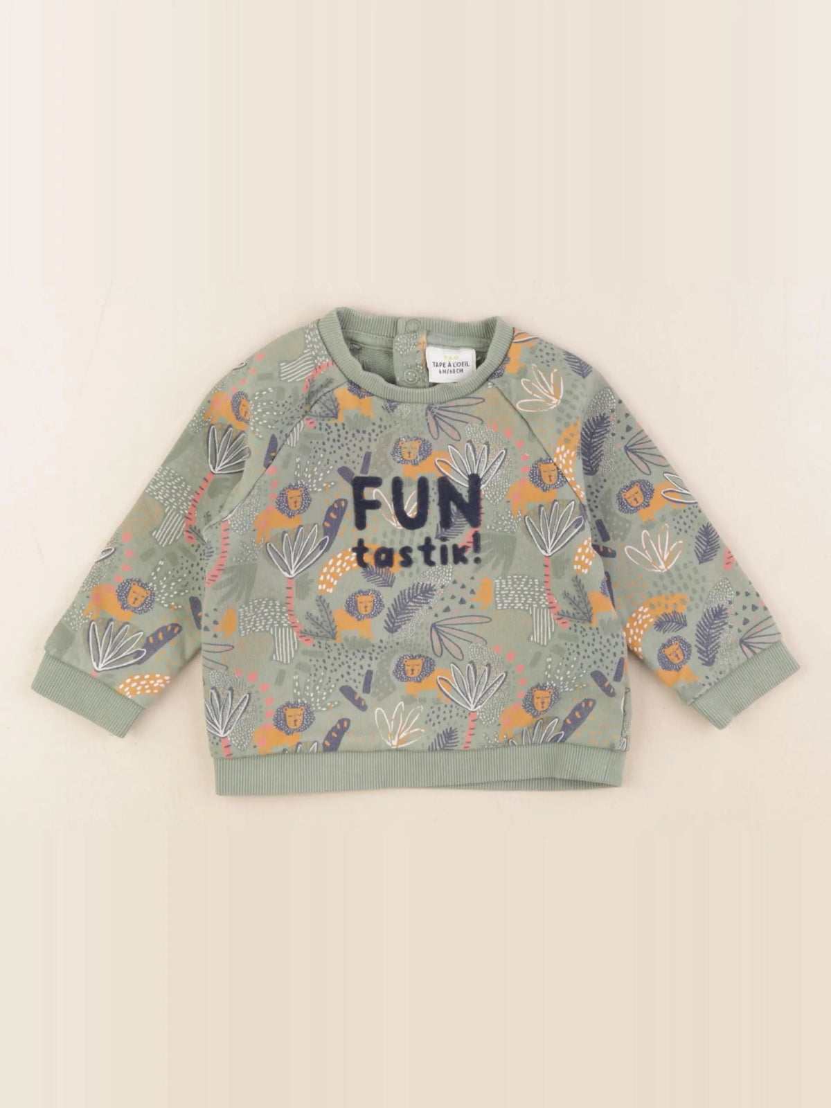 Tape à l'oeil - sweat multicolore - 6 mois