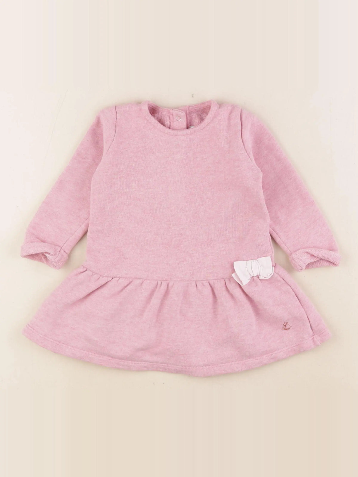Petit Bateau - robe rose - 18 mois