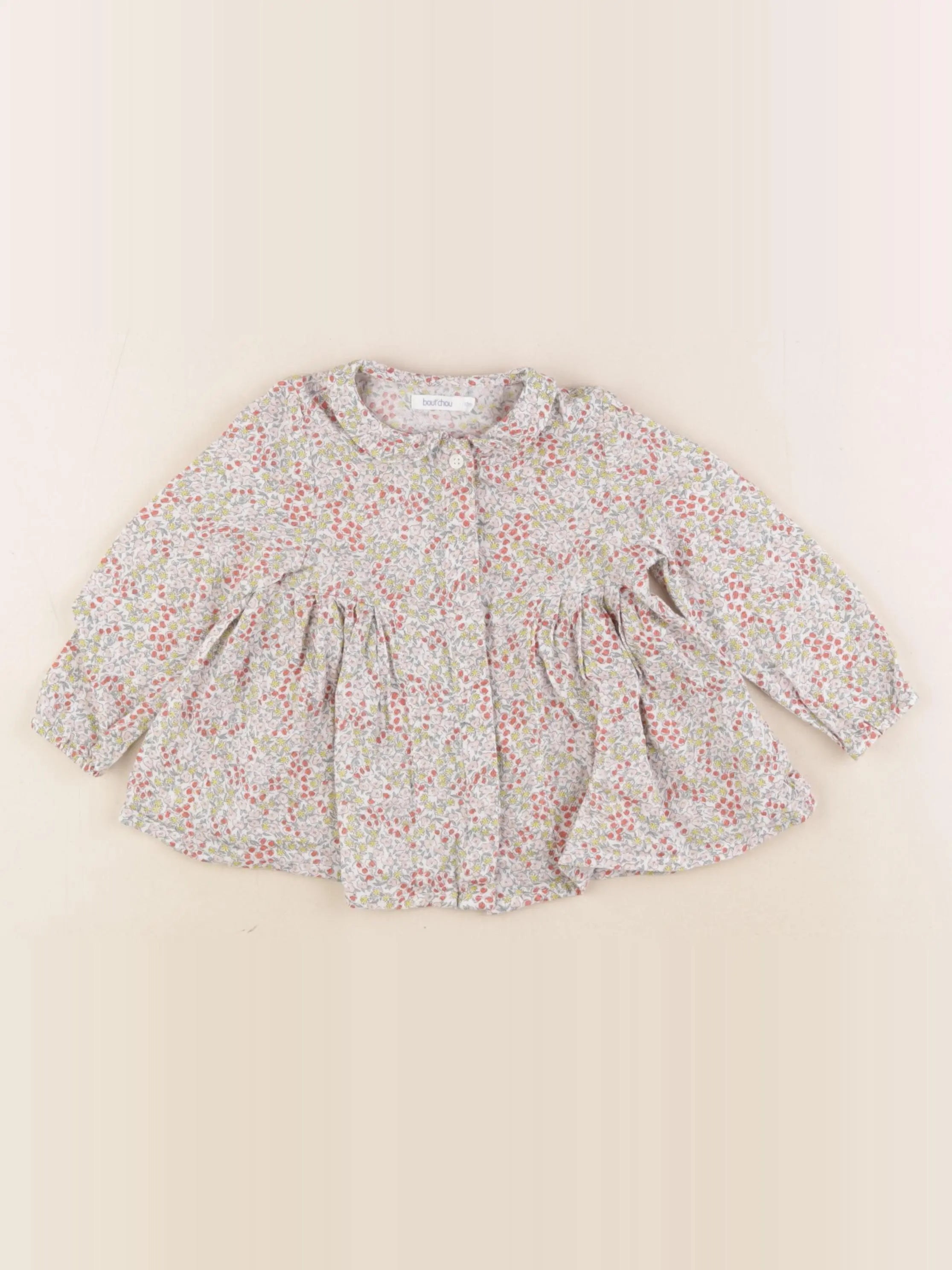 Boutchou - chemise multicolore - 12 mois