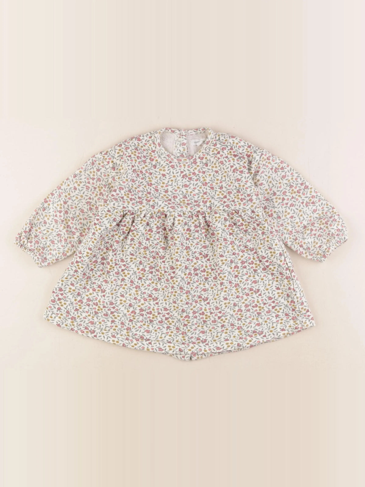 Vertbaudet - robe multicolore - 12 mois