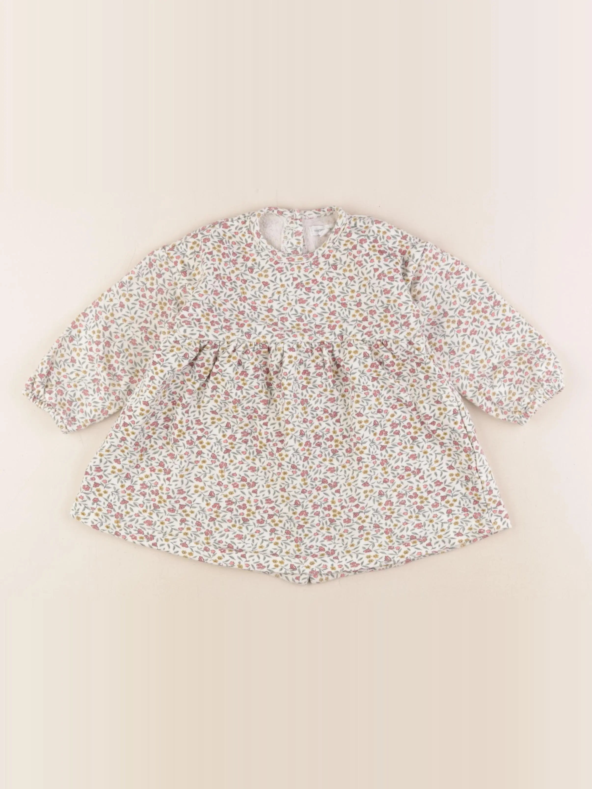 Vertbaudet - robe multicolore - 12 mois