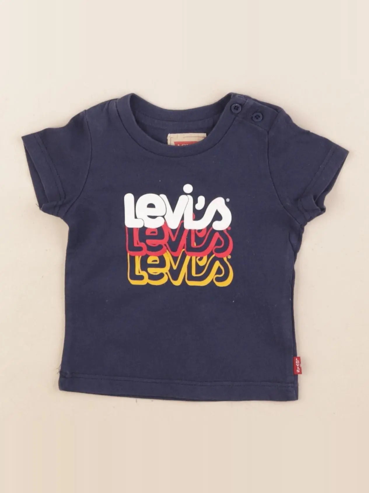 Levi's - tee-shirt bleu - 3 mois