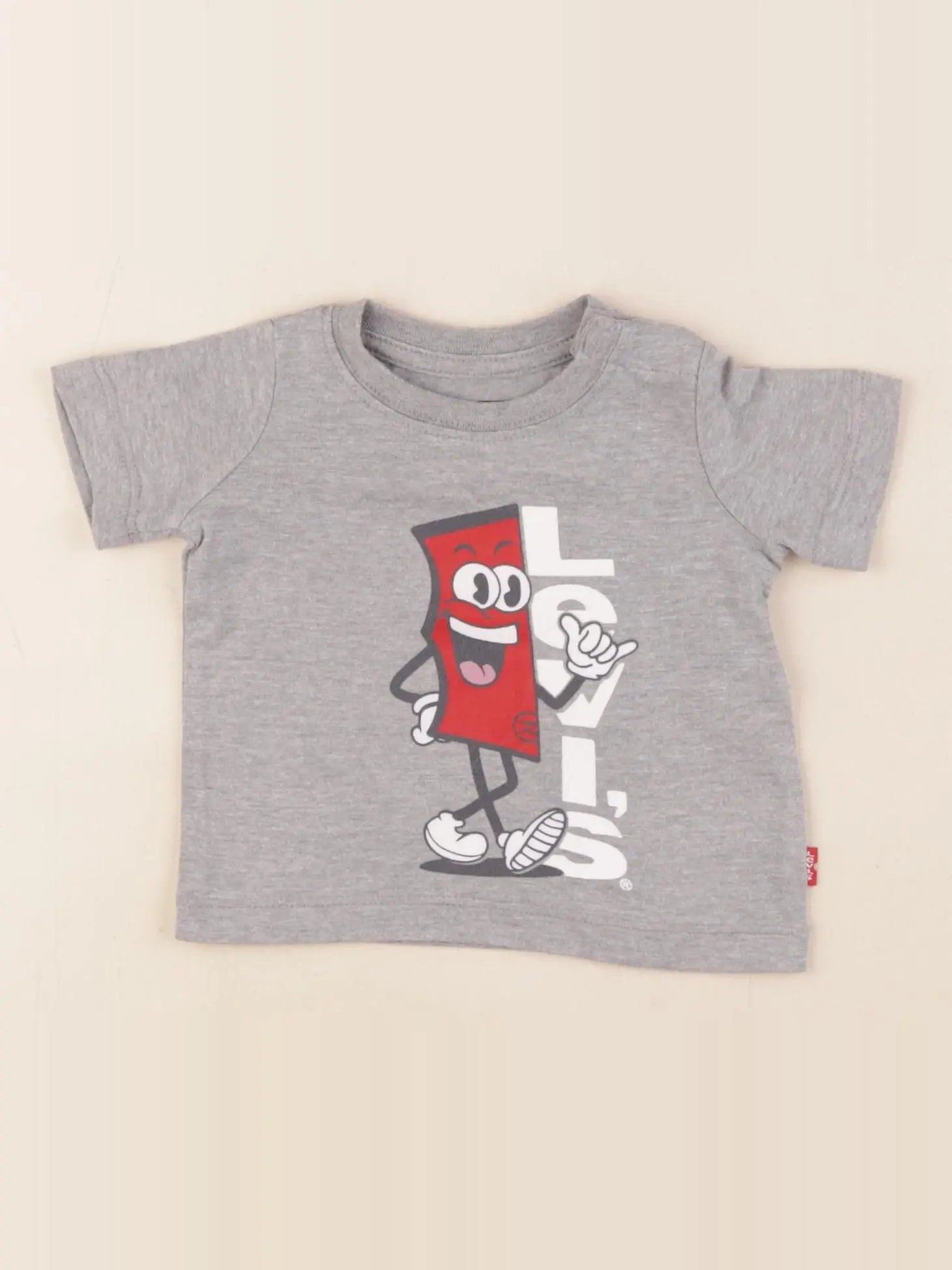 Levi's - tee-shirt gris - 3 mois