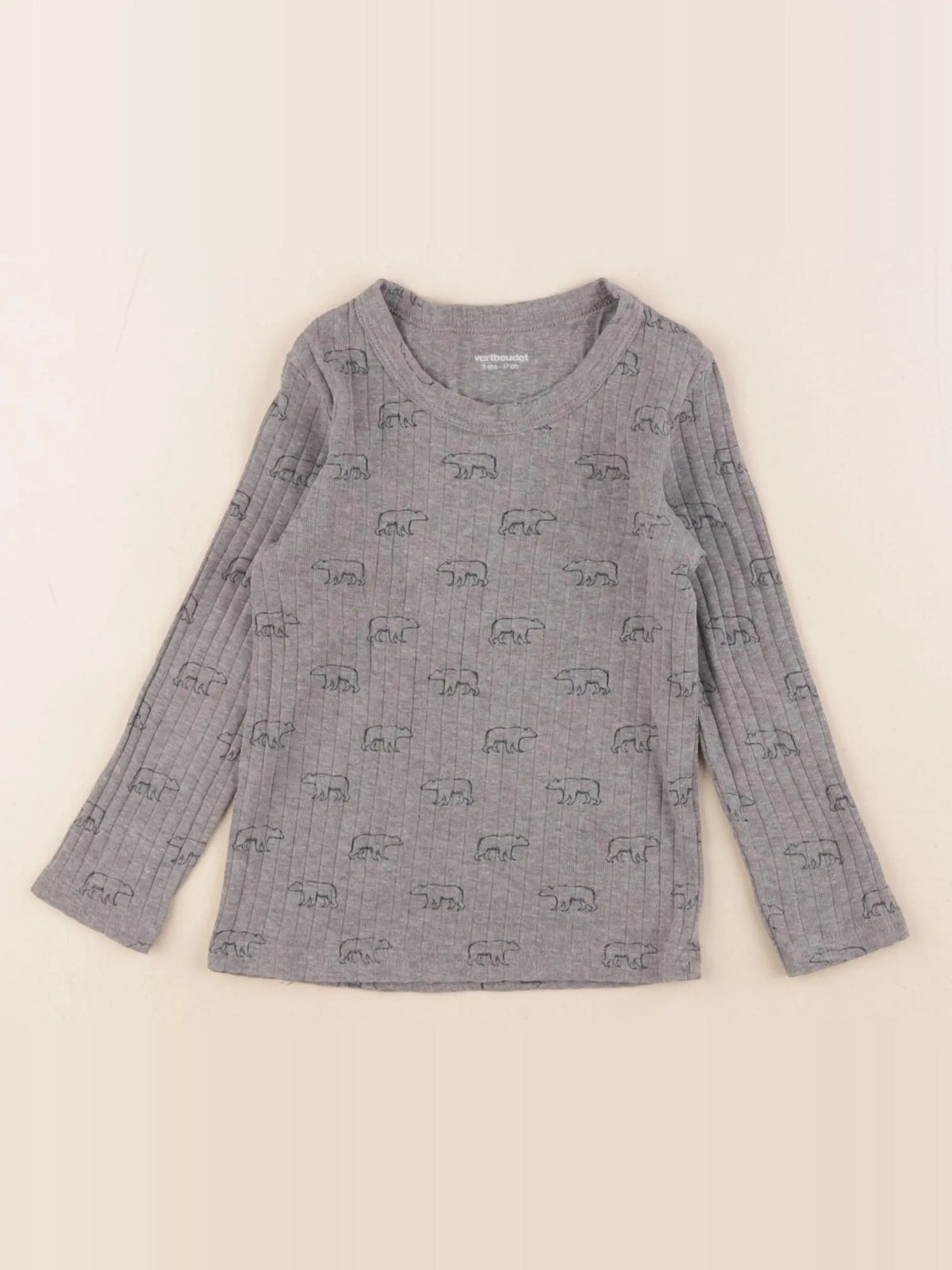Vertbaudet - maillot de corps gris - 3 ans