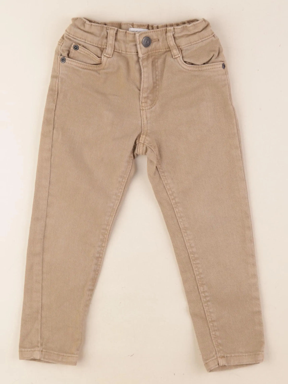 Vertbaudet - jean beige - 3 ans