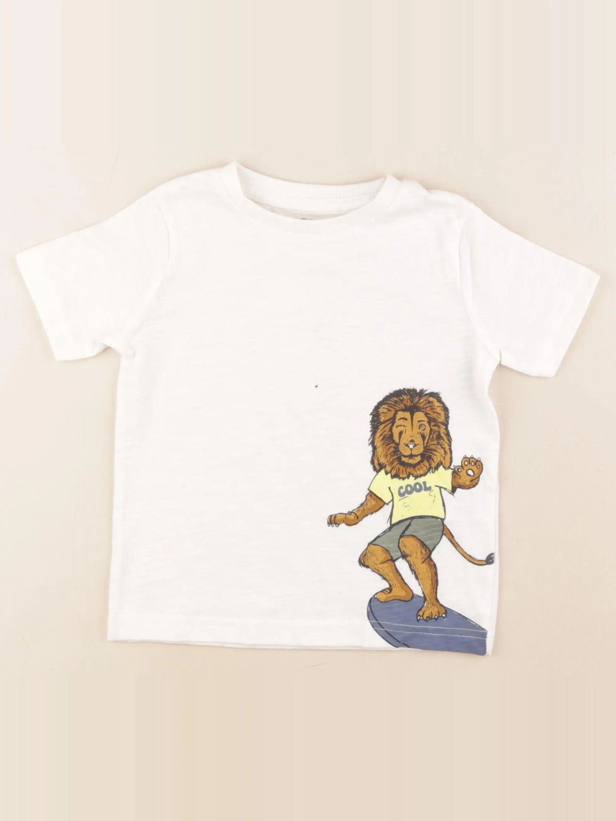 Vertbaudet - tee-shirt blanc - 4 ans