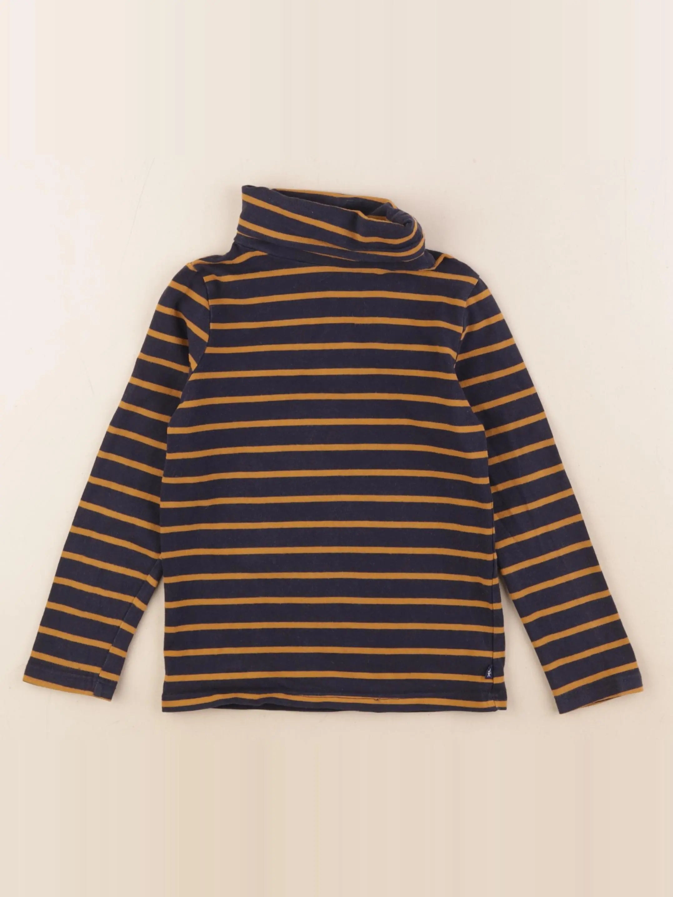 Okaidi - sous-pull bleu, marron - 4 ans