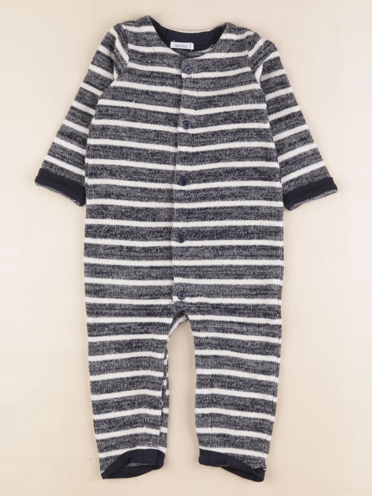 Boutchou - combinaison bleu - 12 mois
