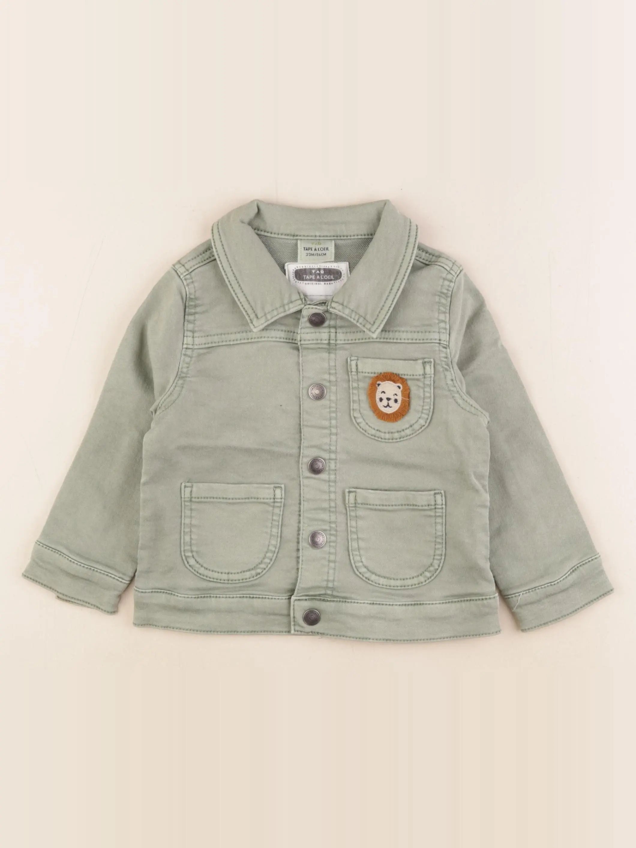Tape à l'oeil - veste vert - 24 mois