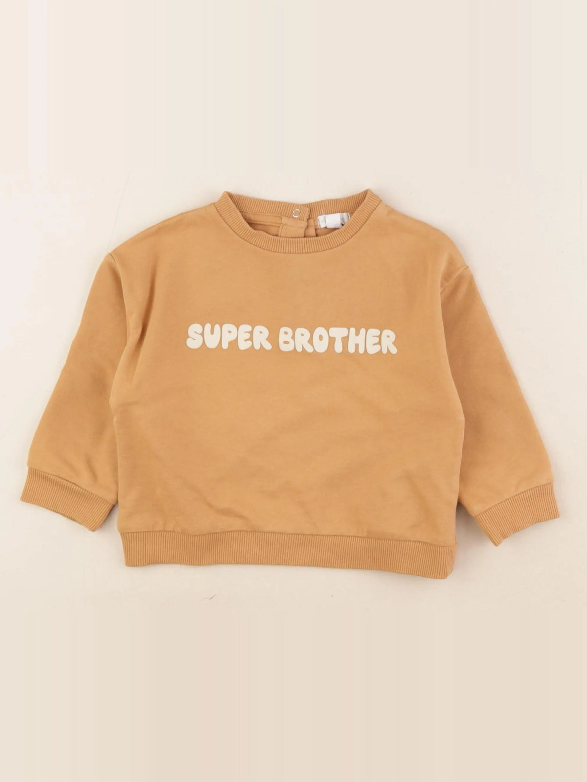 Vertbaudet - sweat marron - 24 mois