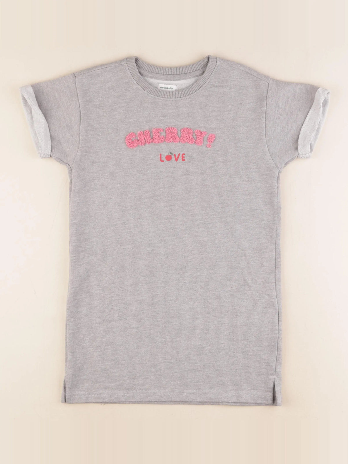 Vertbaudet - robe gris - 5 ans