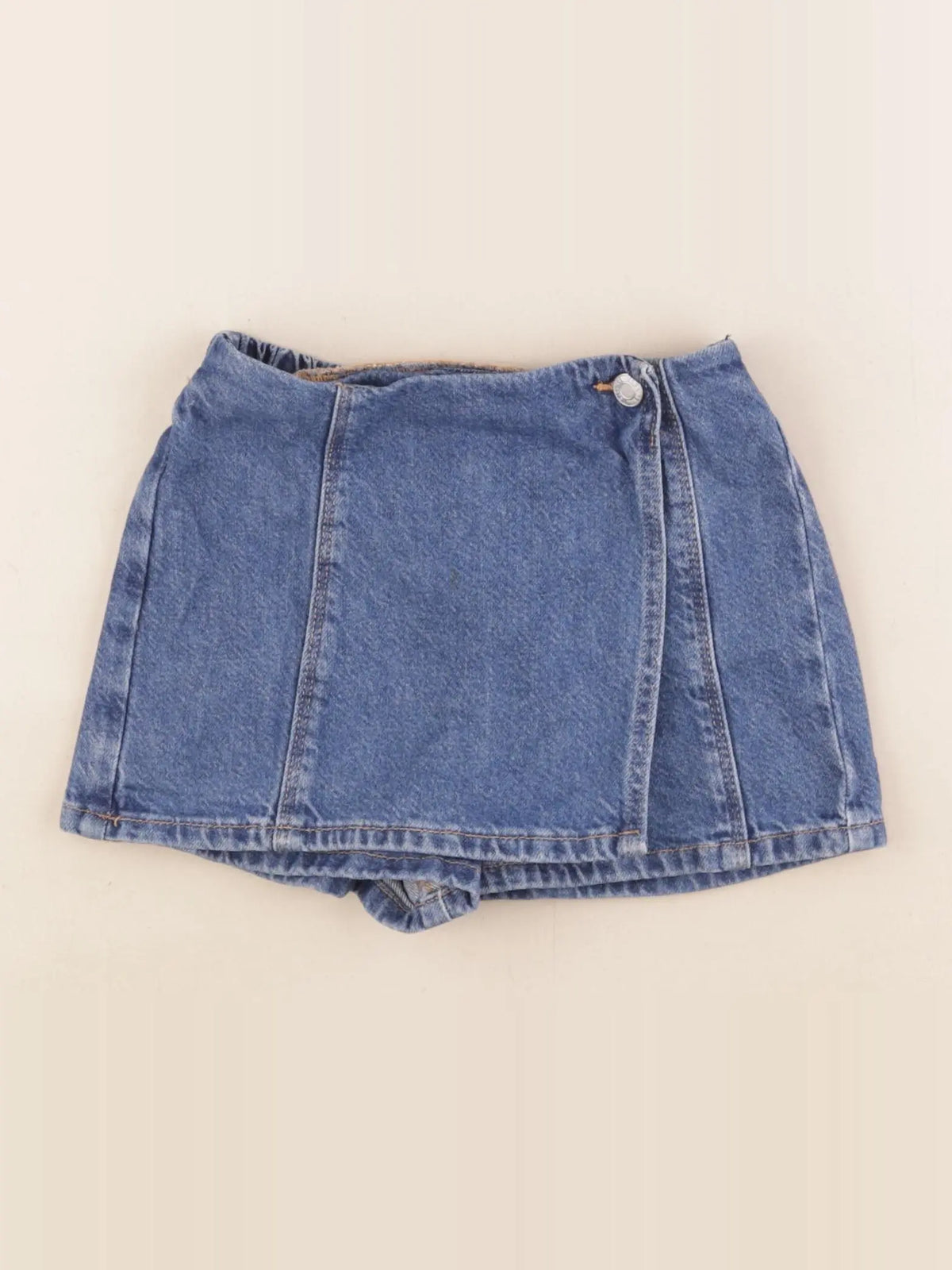 Zara - jupe short bleu - 4 ans