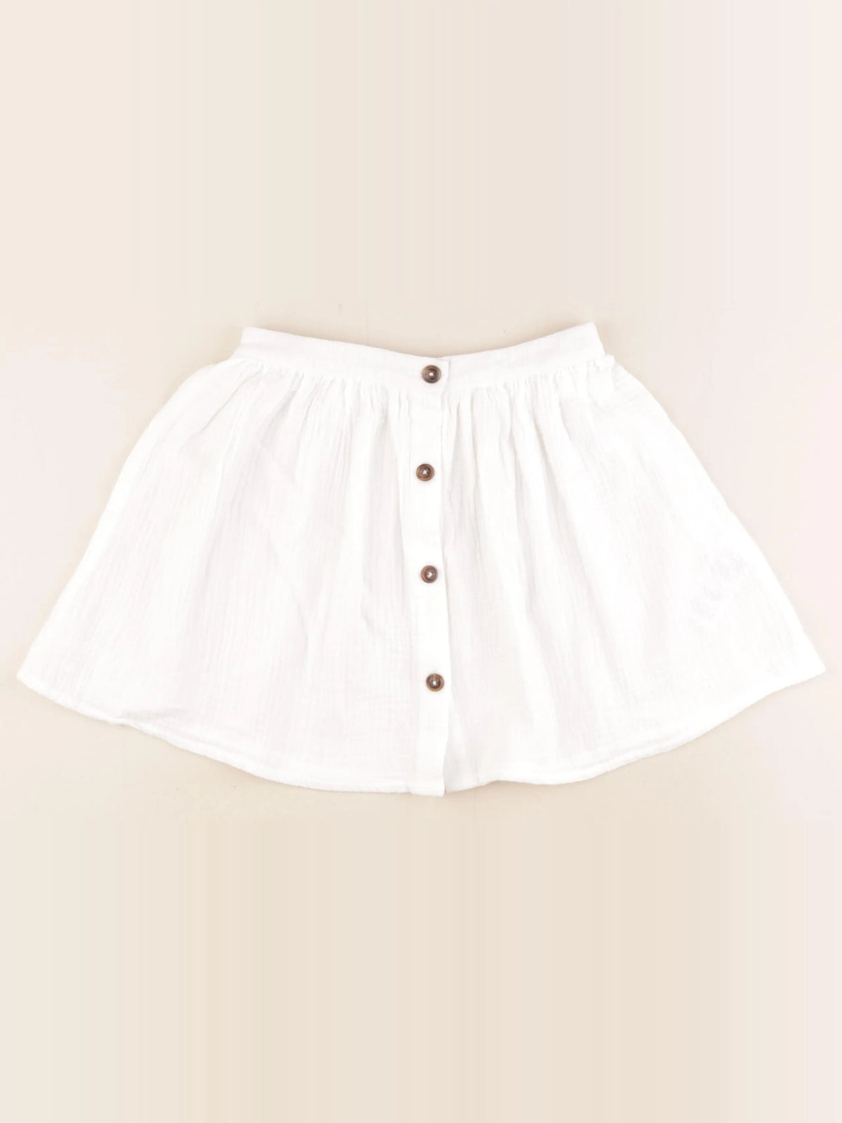 Vertbaudet - jupe blanc - 8 ans