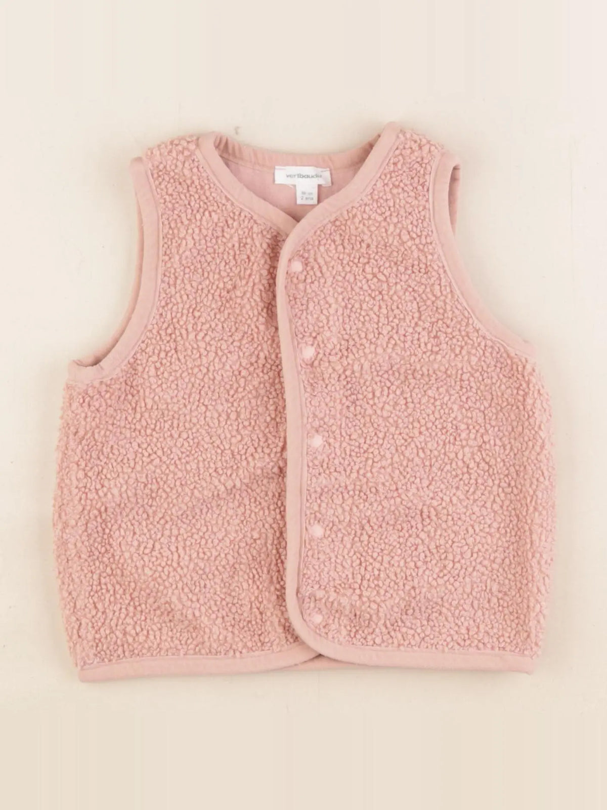 Vertbaudet - gilet rose - 24 mois