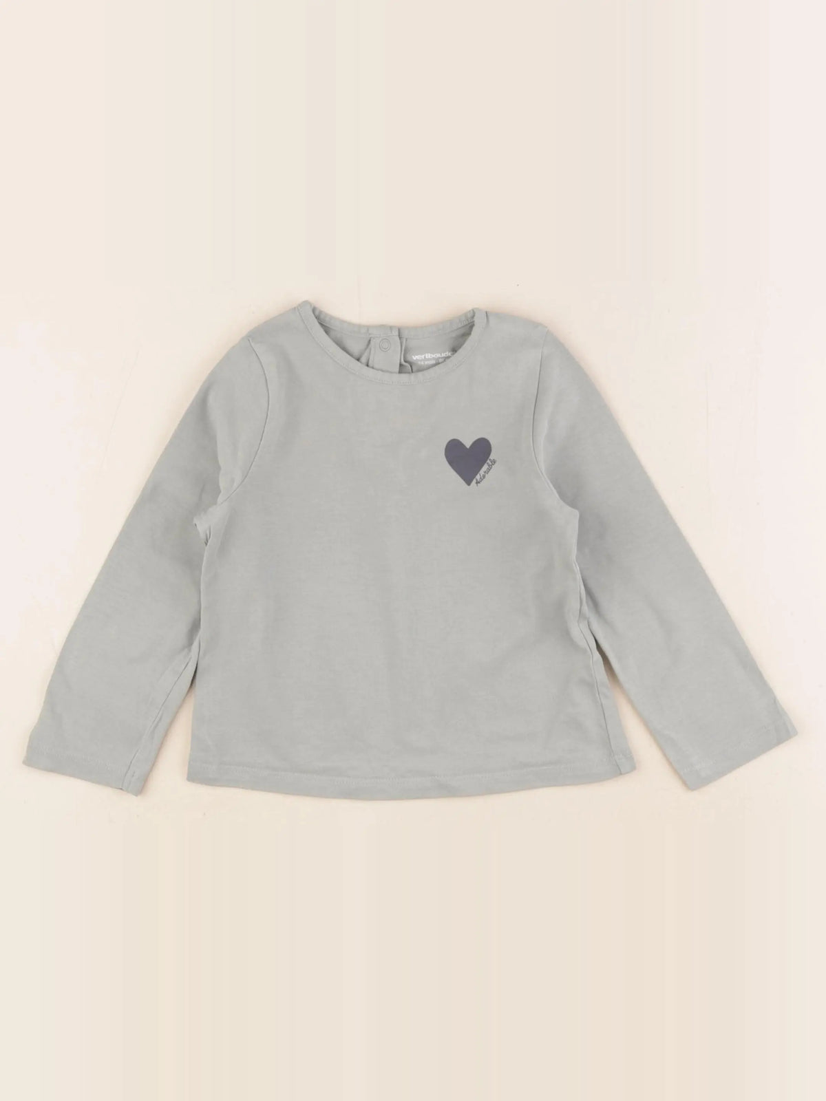 Vertbaudet - tee-shirt bleu - 24 mois