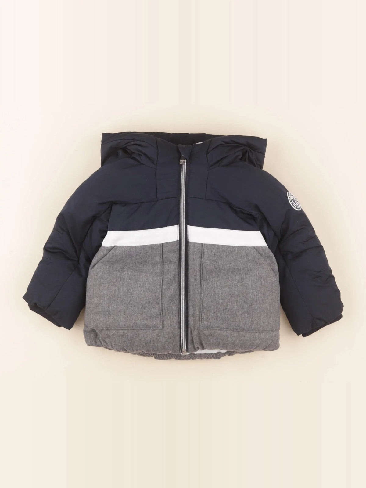 Jacadi - doudoune bleu, gris - 18 mois