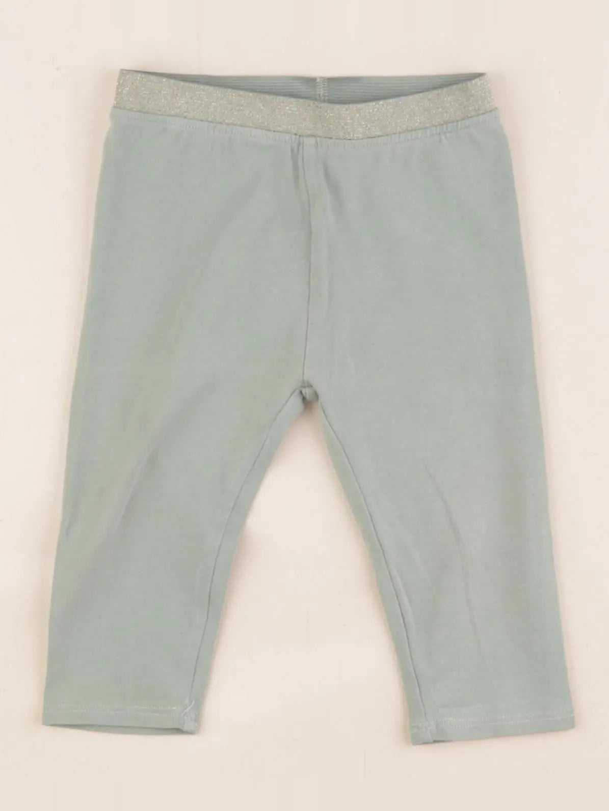 Vertbaudet - legging vert - 12 mois