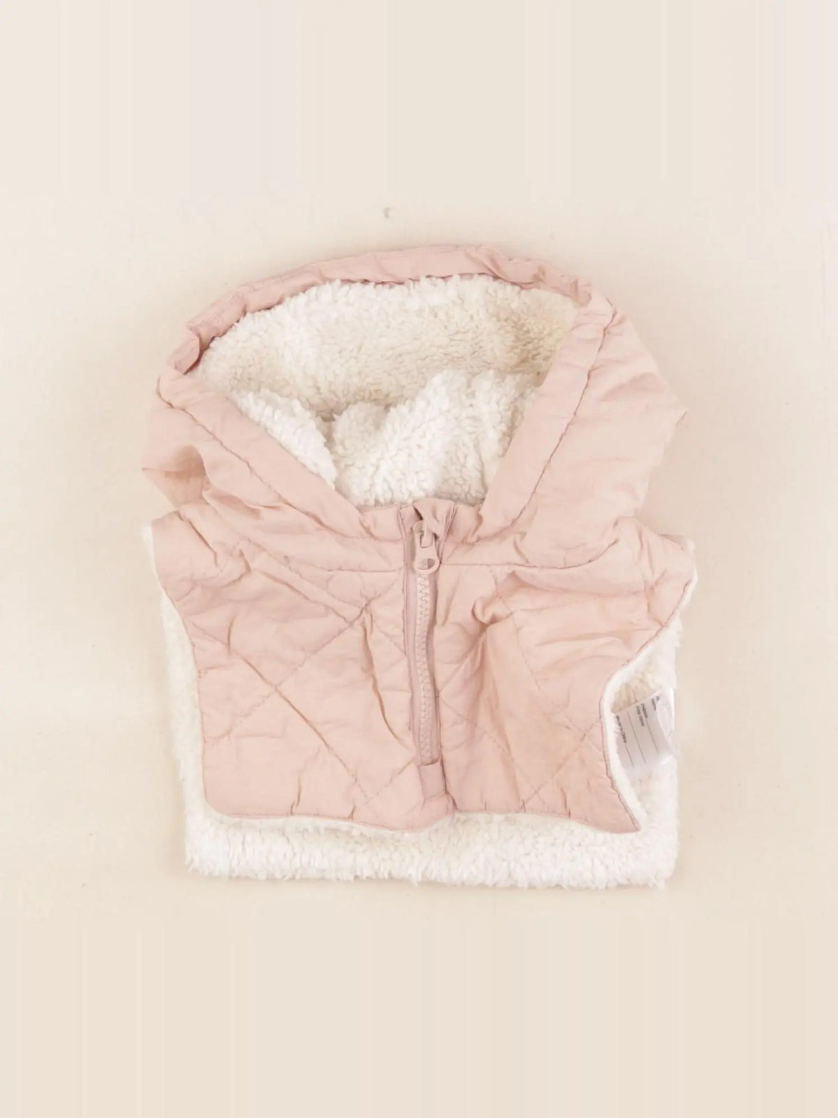 Vertbaudet - cagoule rose - 2 ans