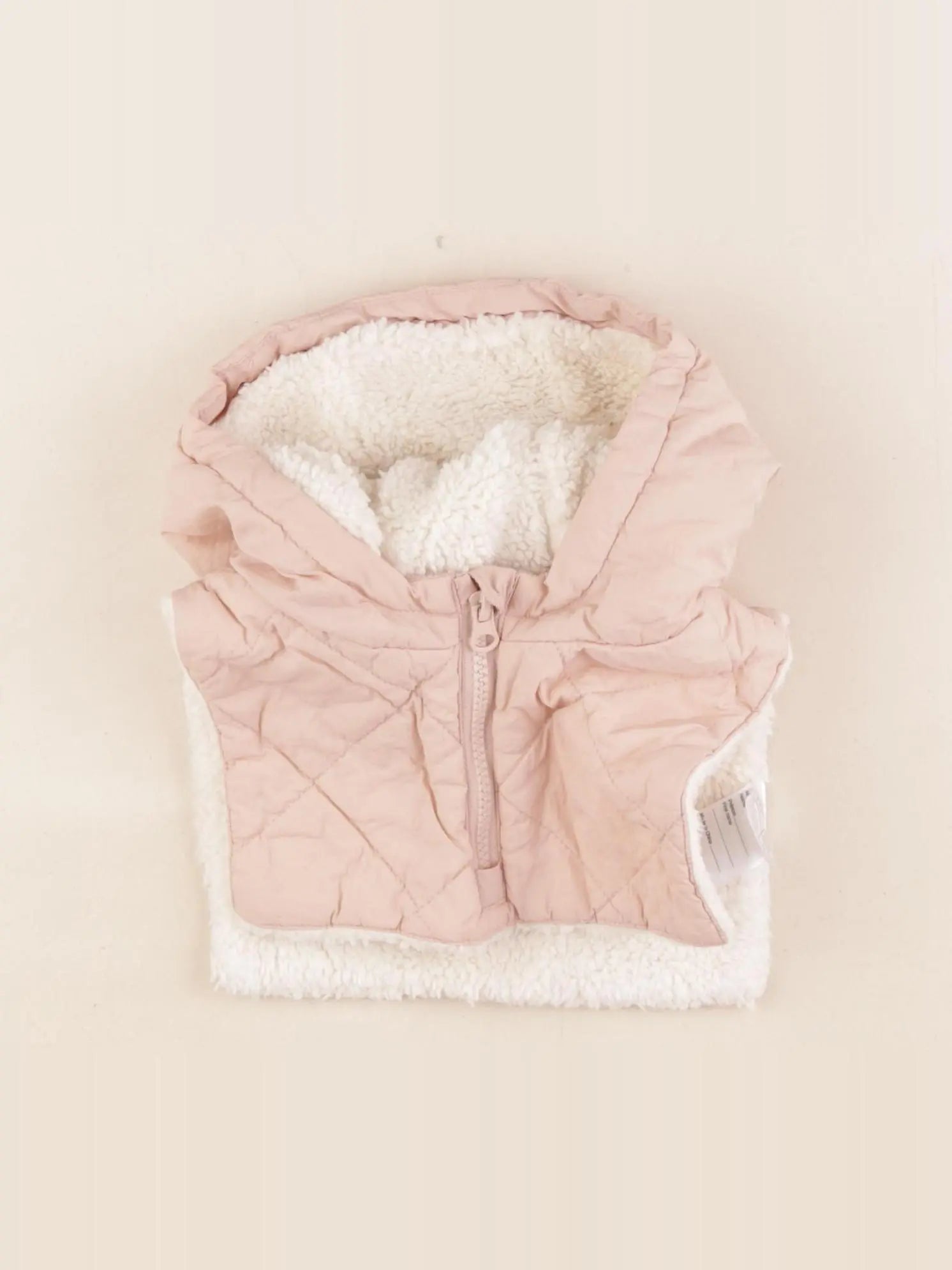 Vertbaudet - cagoule rose - 2 ans