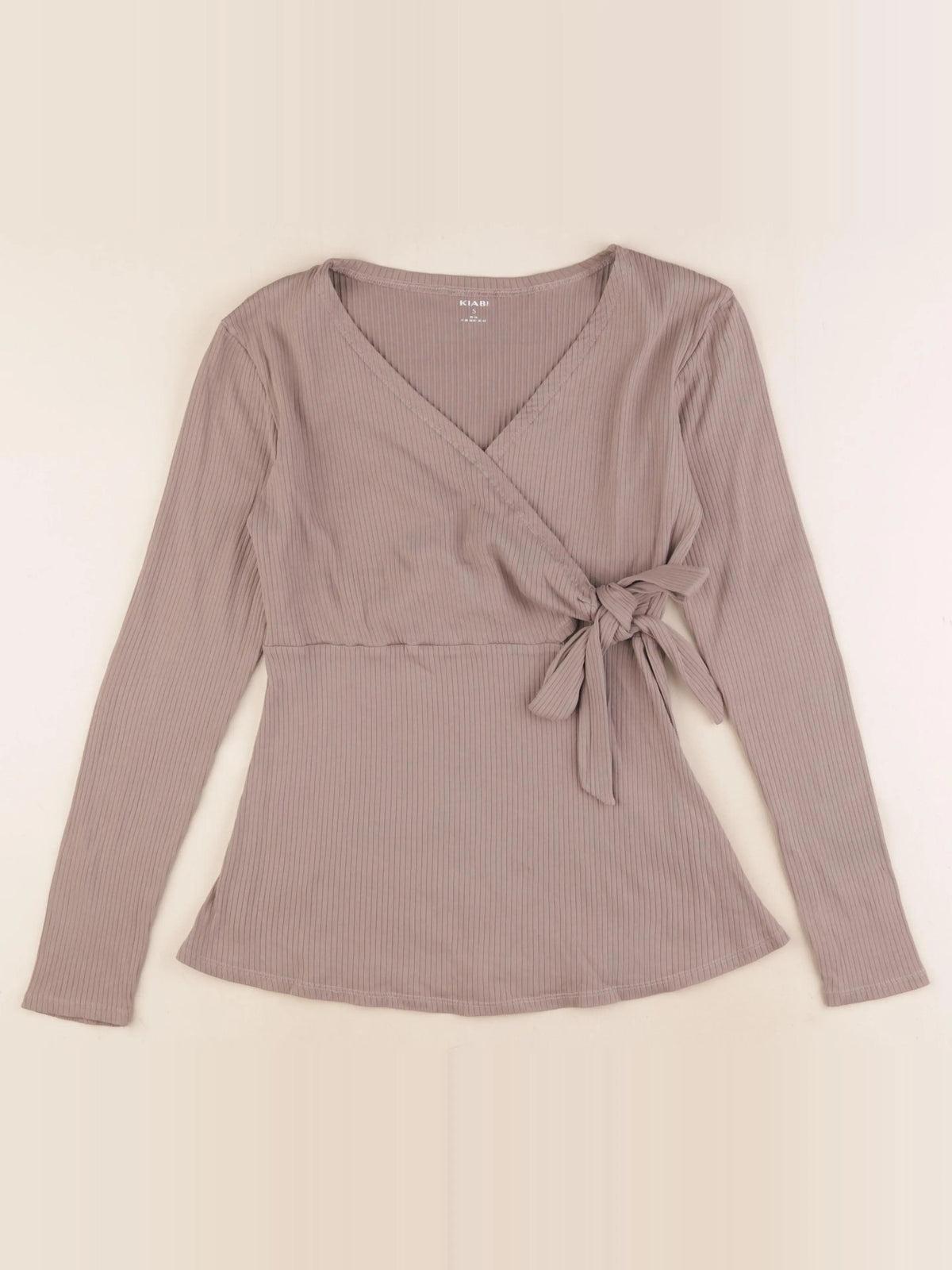 Kiabi - tee-shirt grossesse beige - s
