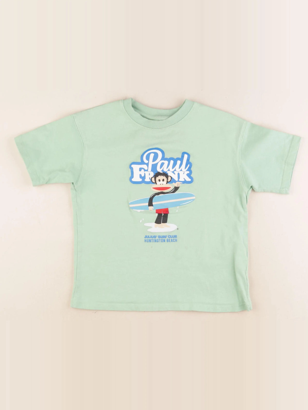 Zara - tee-shirt vert - 7/8 ans