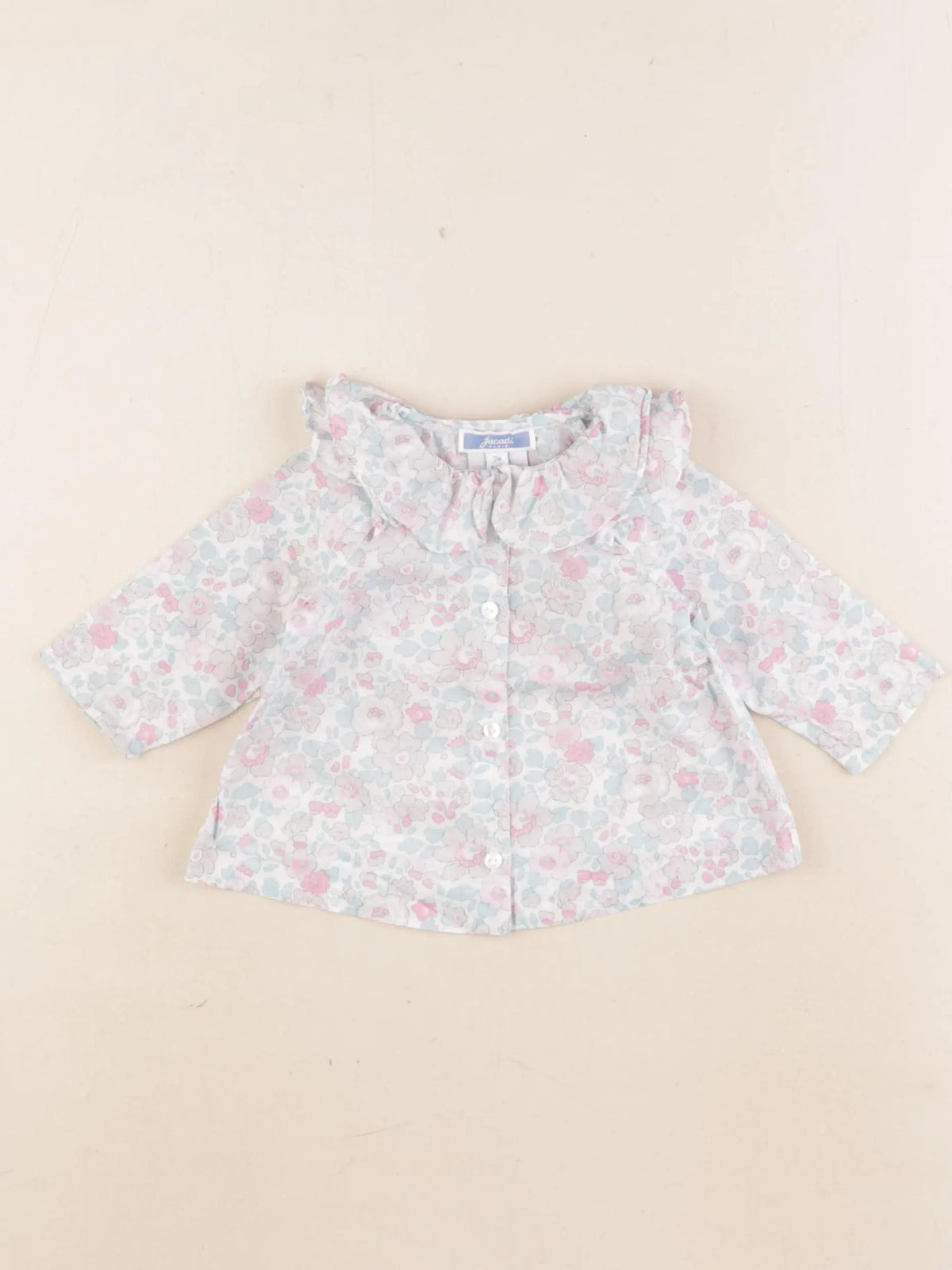 Jacadi - blouse liberty multicolore - 3 mois