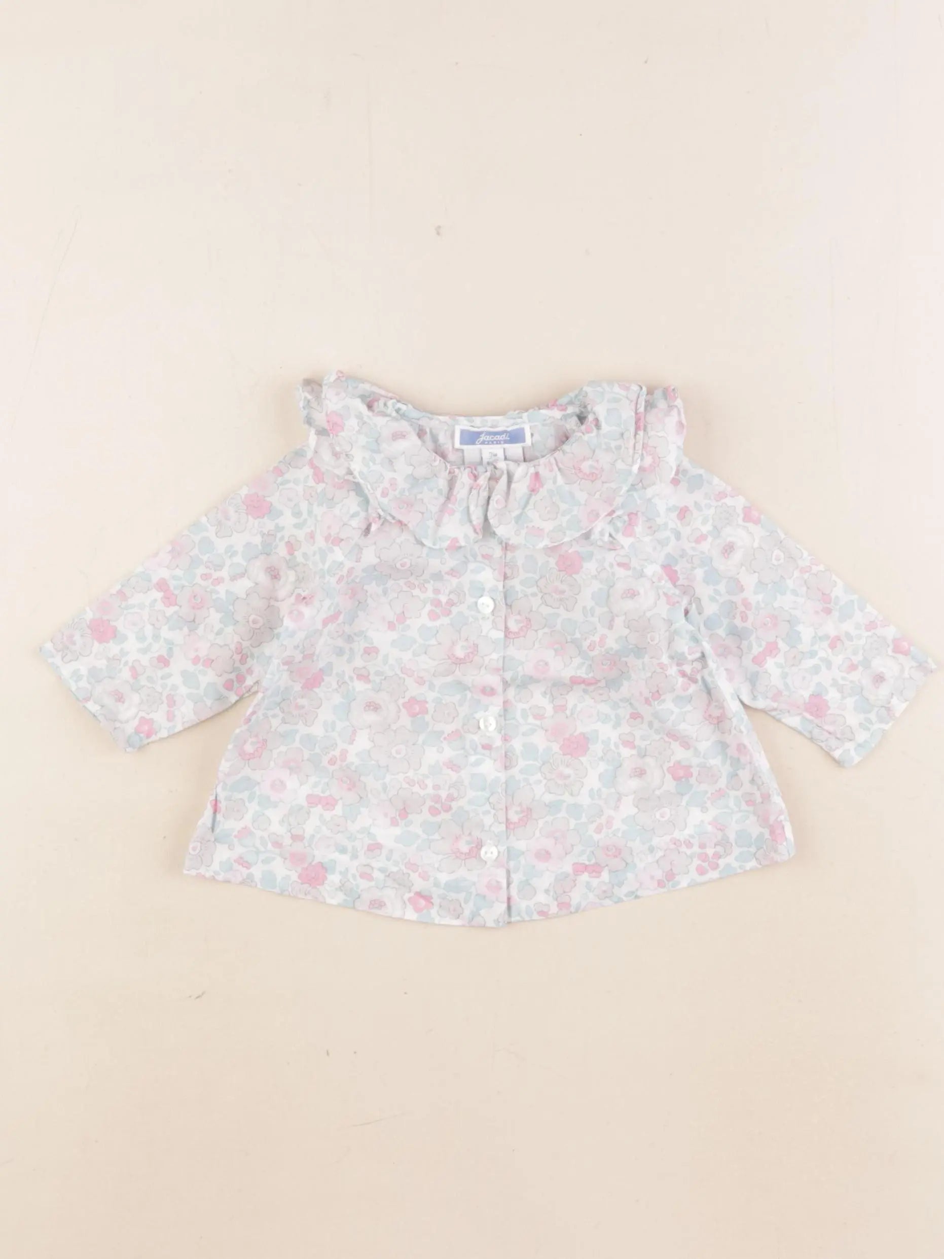 Jacadi - blouse liberty multicolore - 3 mois