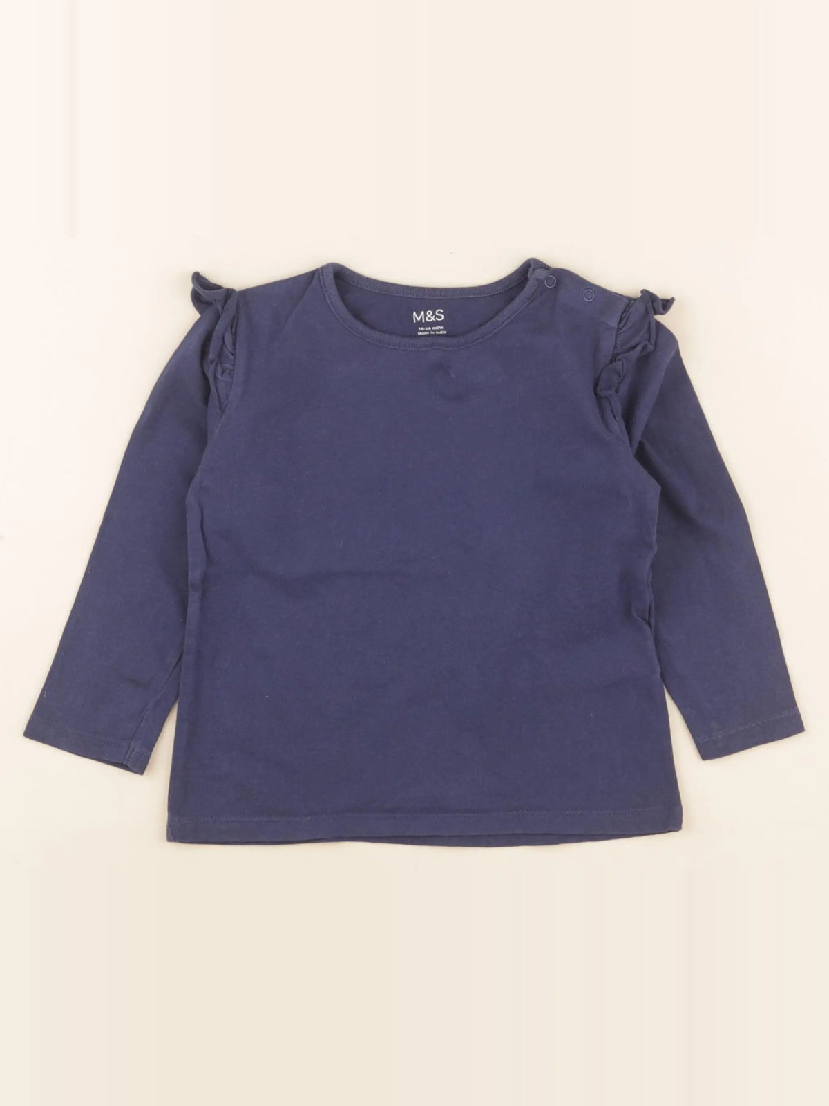 Marks & Spencer - tee-shirt bleu - 18/24 mois