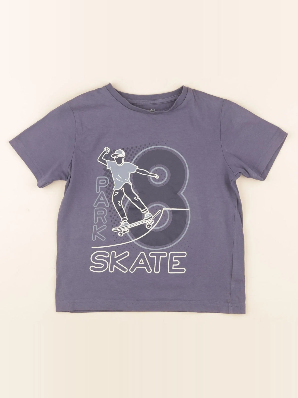 Vertbaudet - tee-shirt bleu - 6 ans