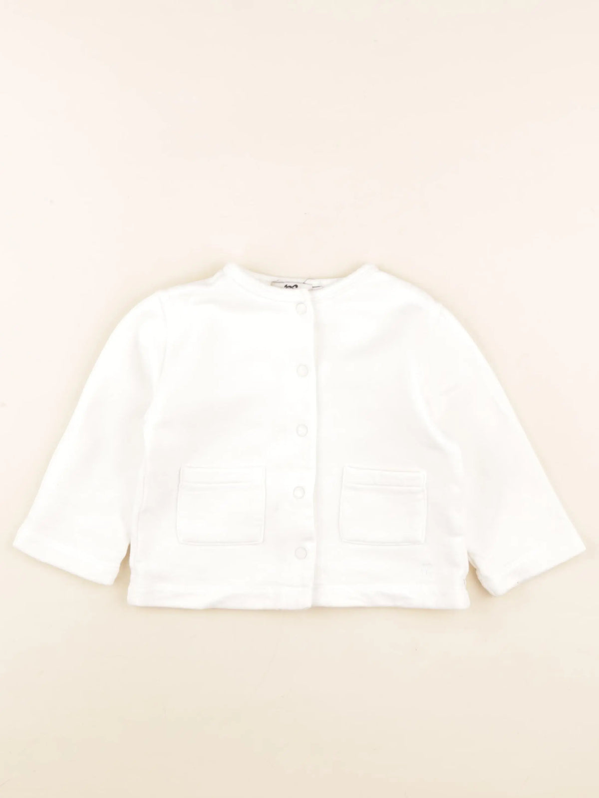 Cyrillus - sweat blanc - 18 mois