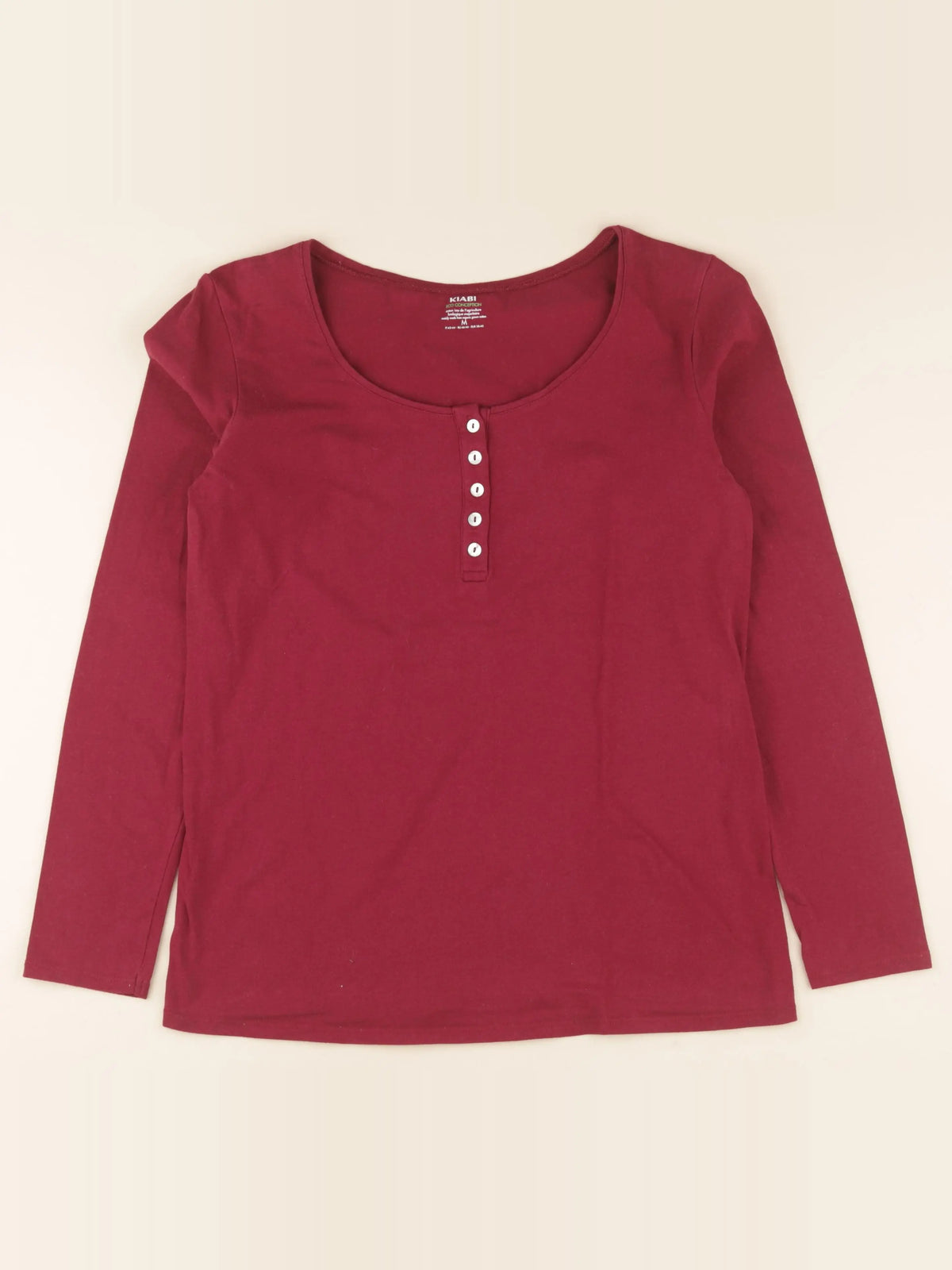 Kiabi - tee-shirt grossesse rouge - m