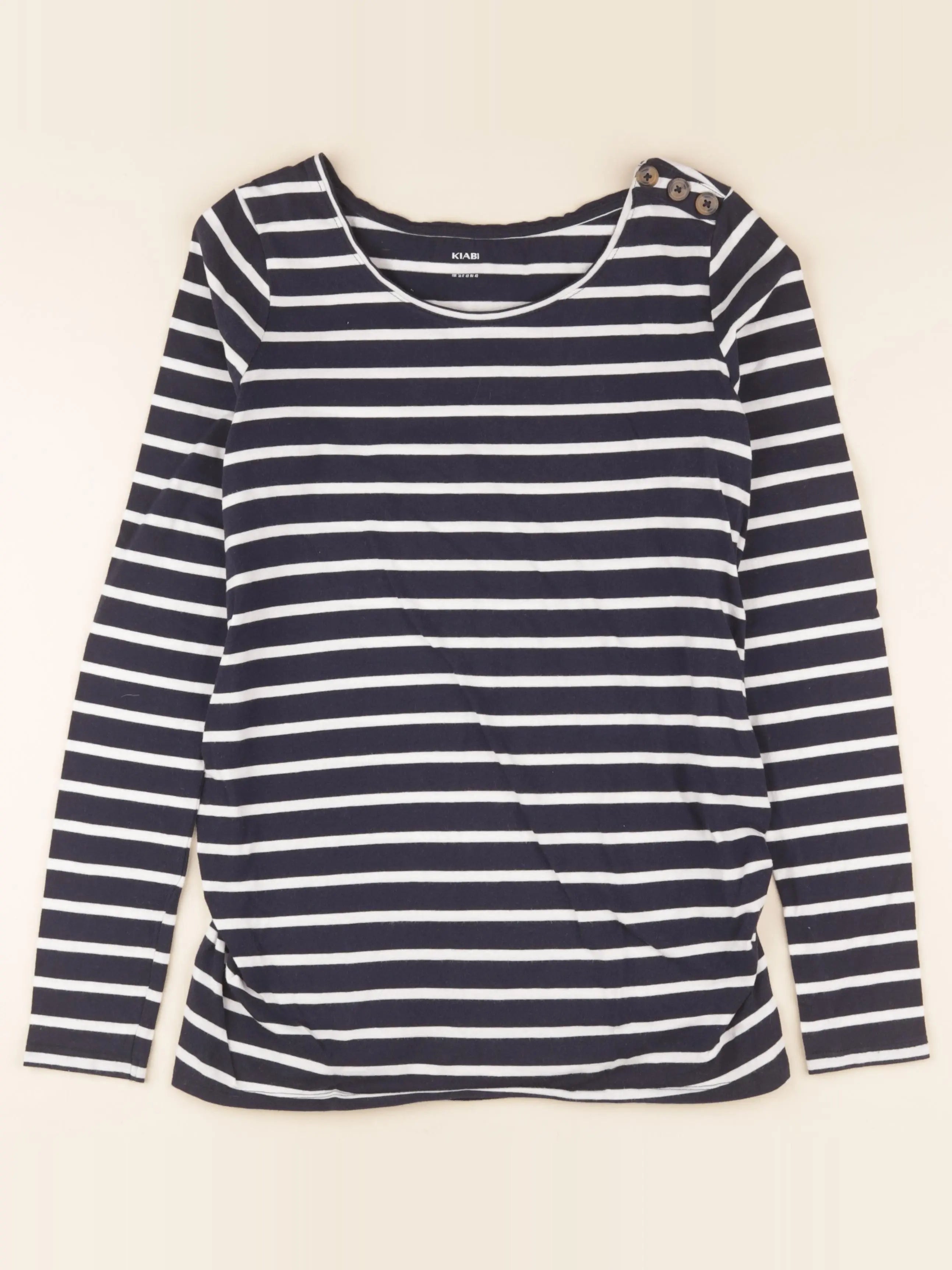 Kiabi - tee-shirt grossesse bleu - s
