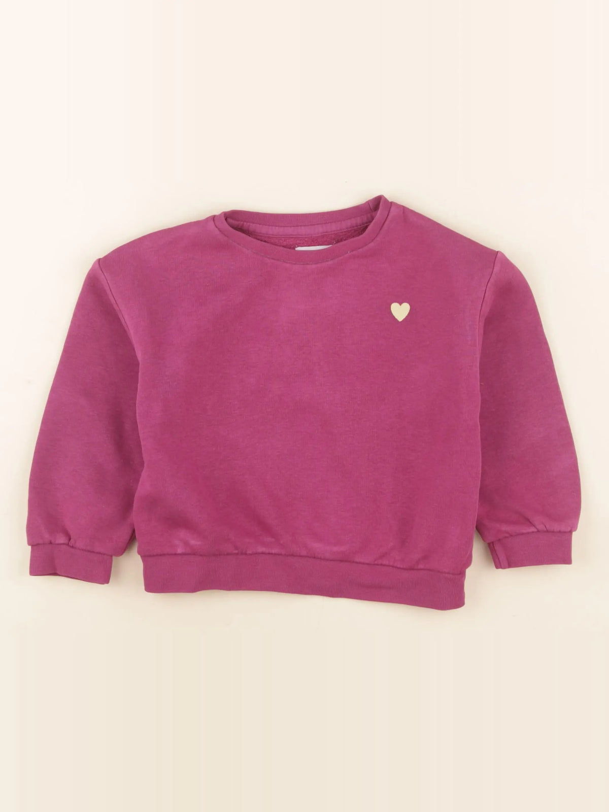 Vertbaudet - sweat violet - 3 ans