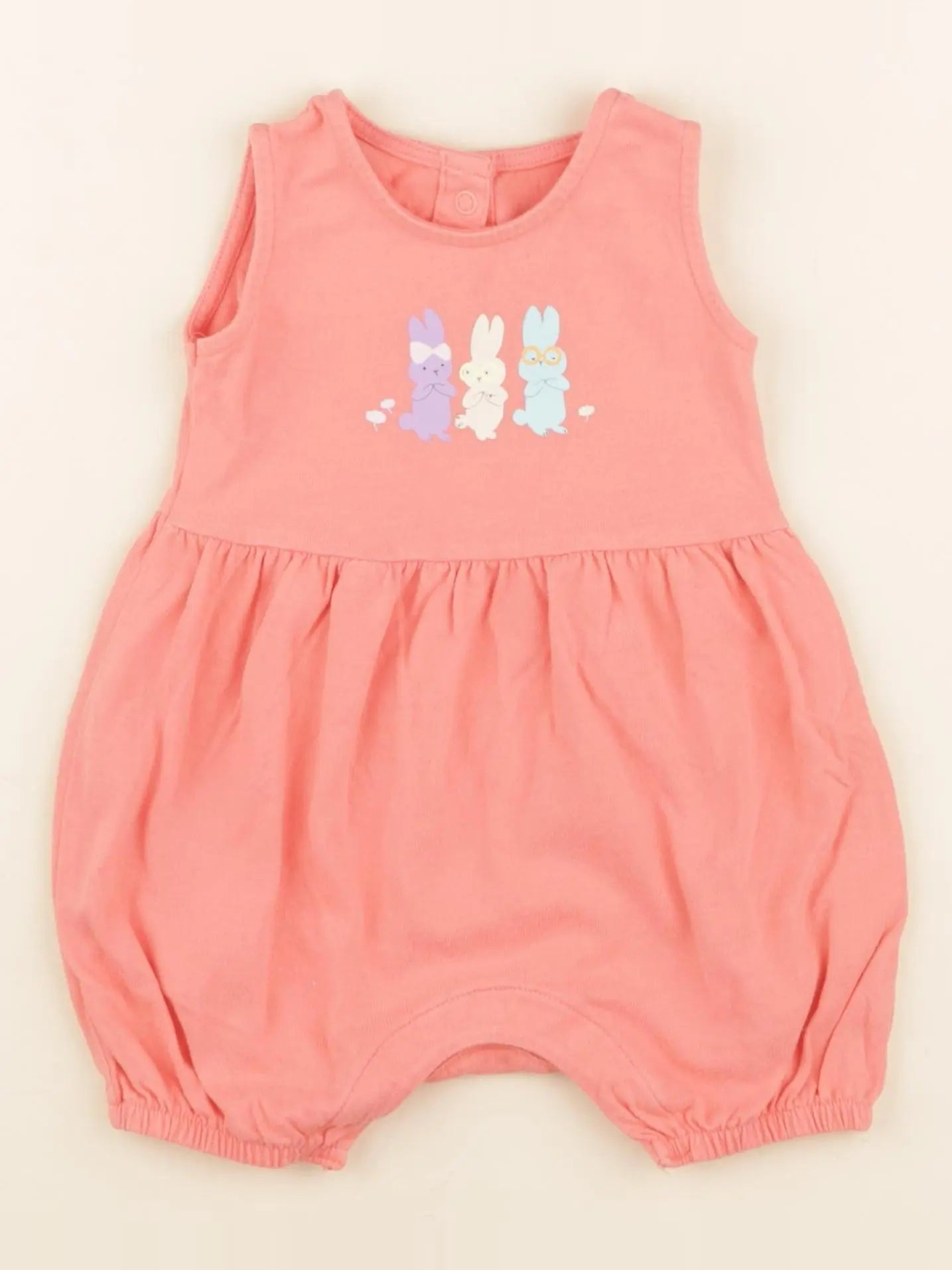 Marks & Spencer - combinaison orange - 3/6 mois