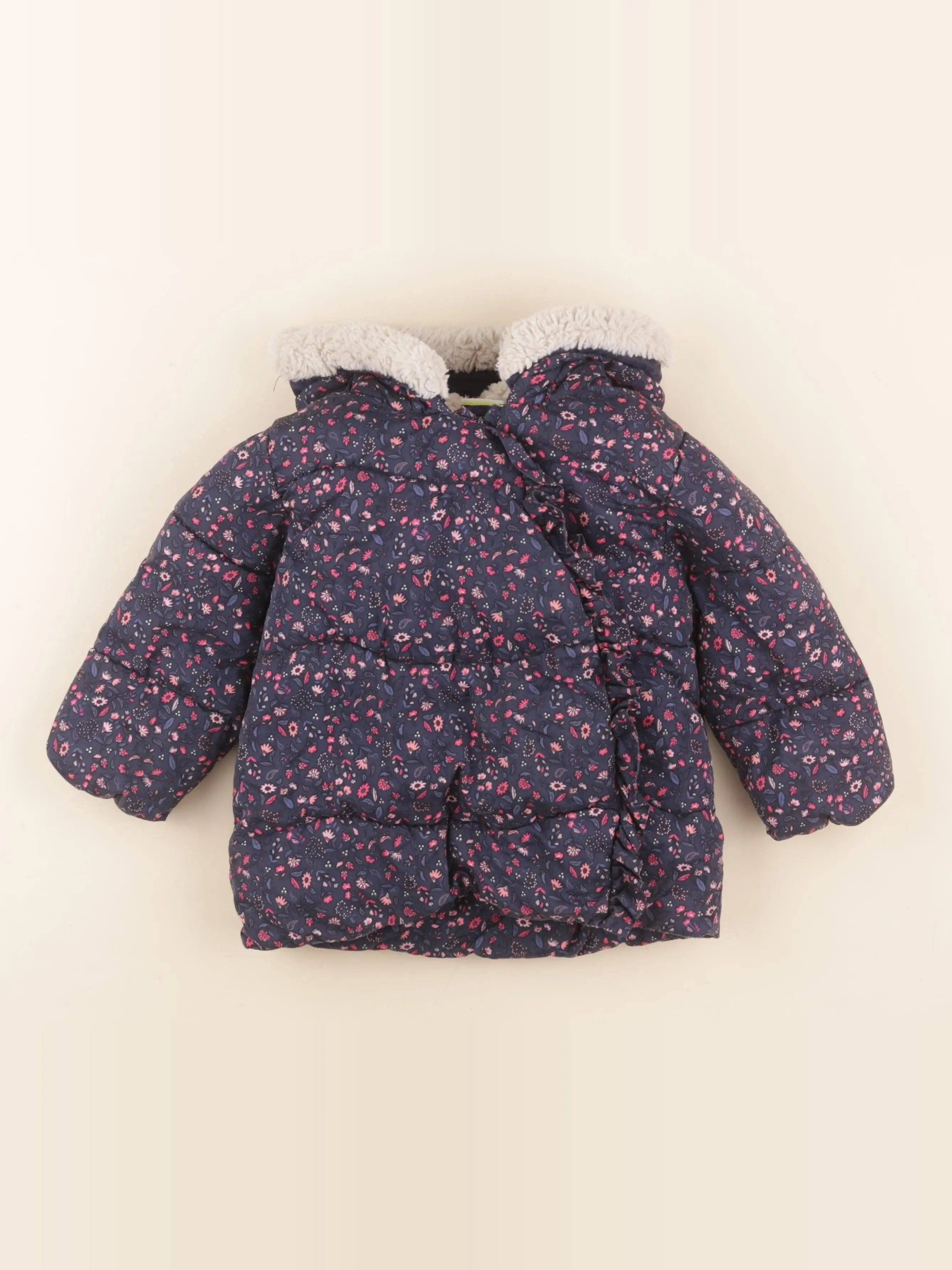 Tape à l'oeil - manteau bleu, rose - 24 mois