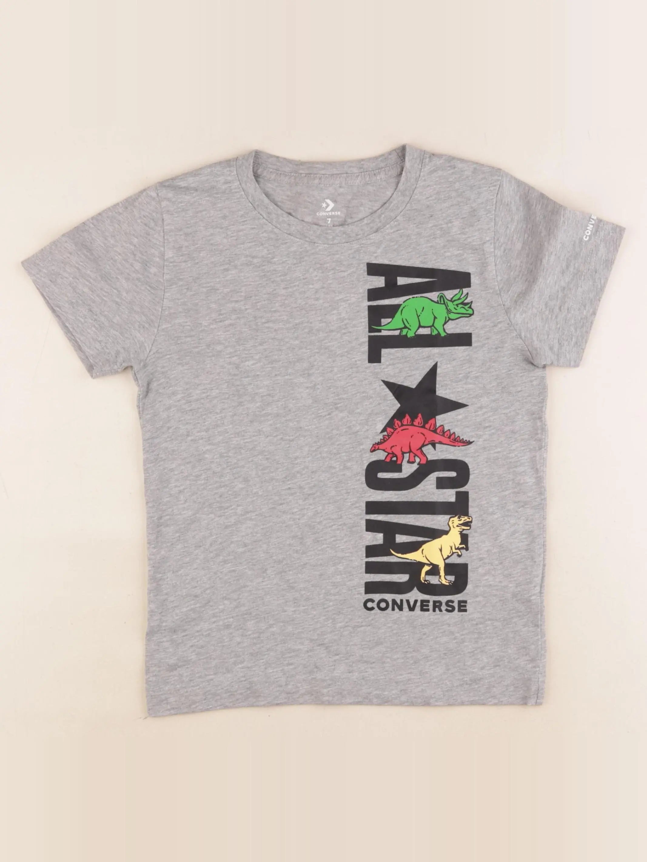 Converse - tee-shirt gris - 7 ans