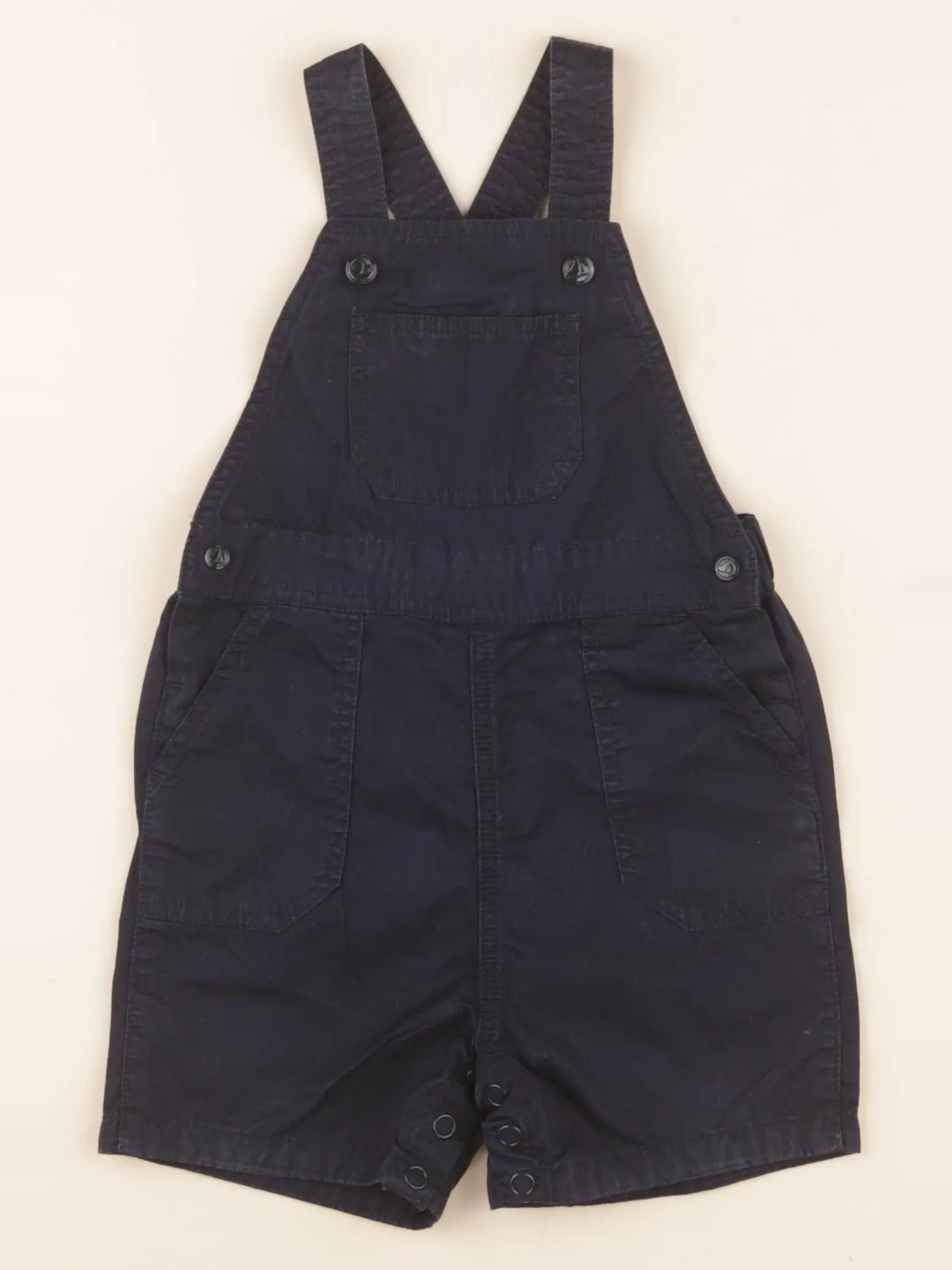 Petit Bateau - salopette bleu - 12 mois