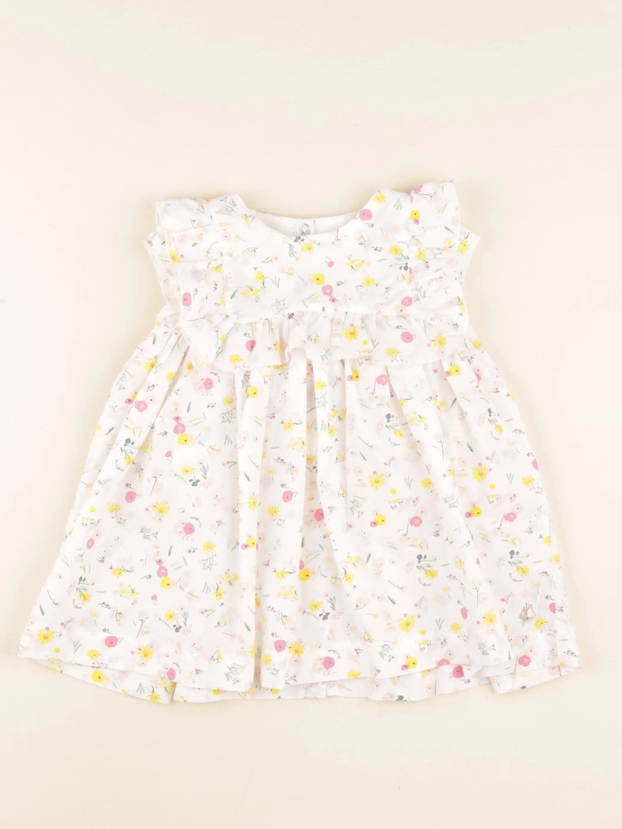 Petit Bateau - robe multicolore - 12 mois