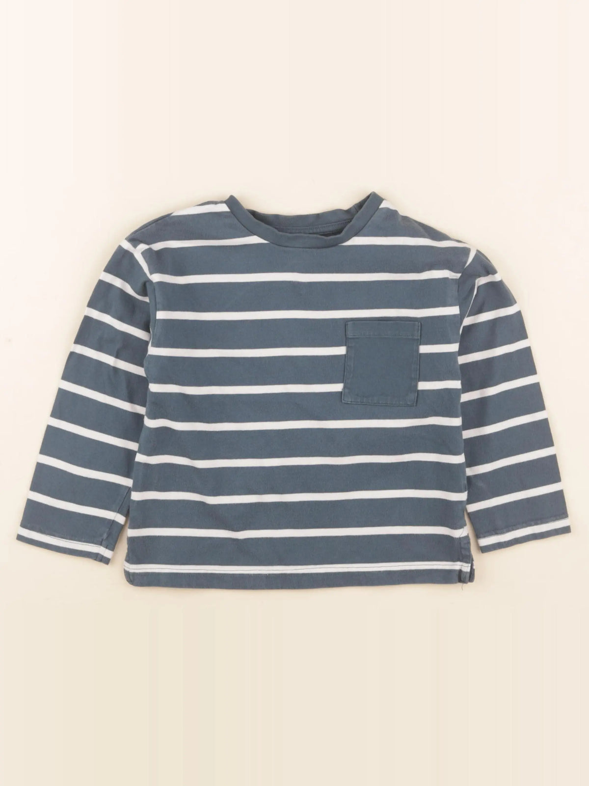 Vertbaudet - tee-shirt bleu - 4 ans